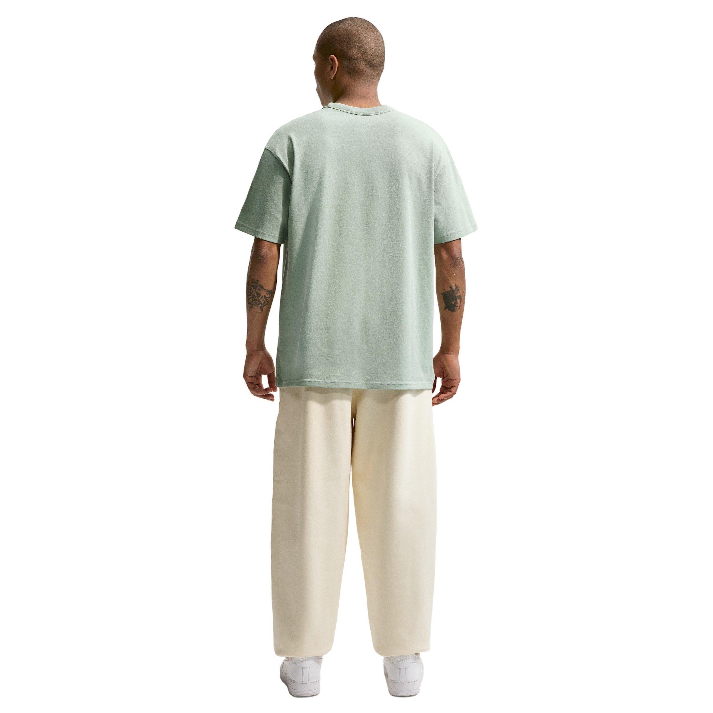 Nike Men's Sportswear LSE Premium Essentials Orange T-Shirt - GREEN Thumbnail View 5