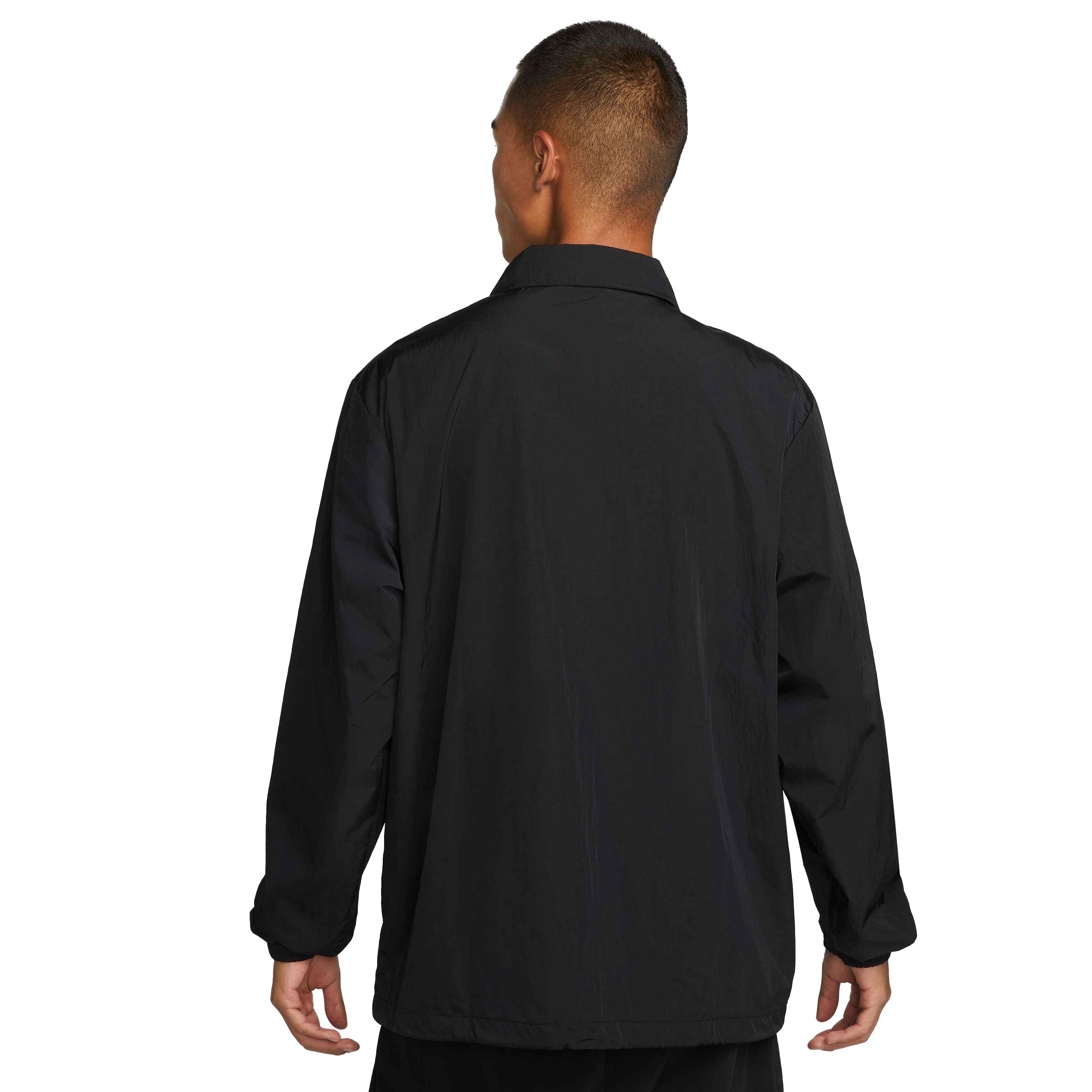 Nike Men's Authentic Collection Coach's Jacket - BLACK Thumbnail View 2