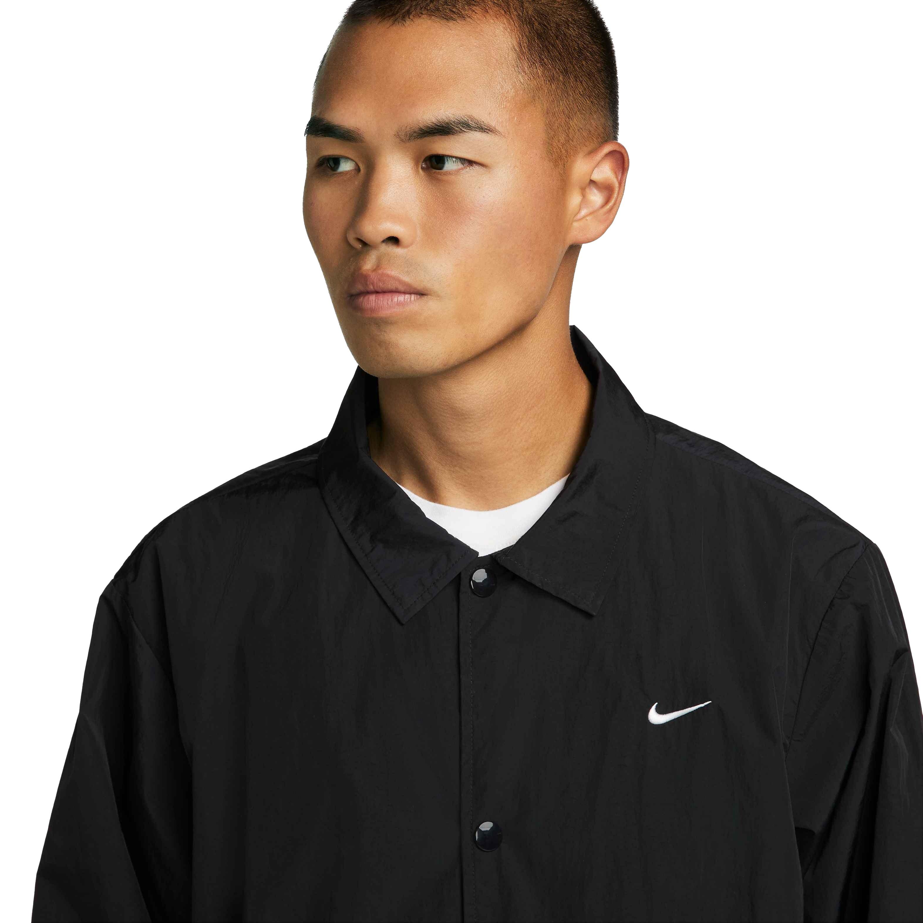 Nike Men's Authentic Collection Coach's Jacket - BLACK Thumbnail View 3
