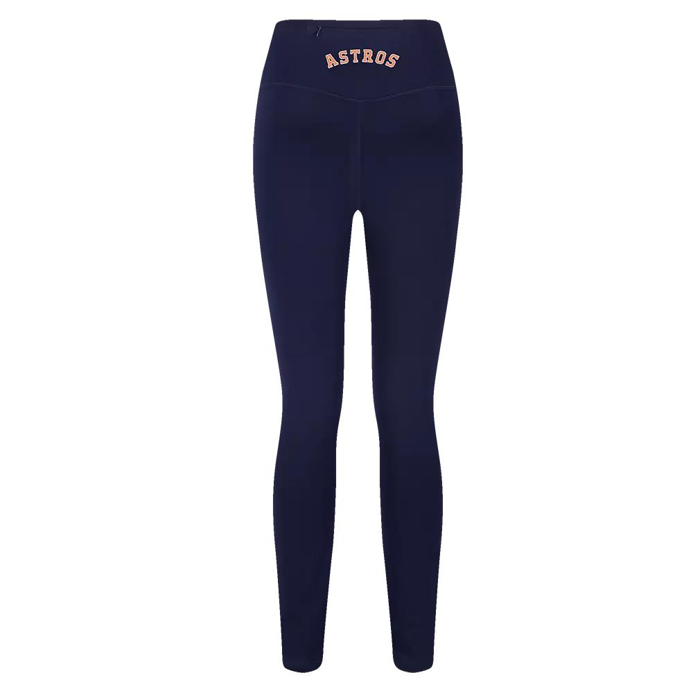 Pro Standard Women's MLB Houston Astros Mashup Jersey Leggings - Navy - NAVY