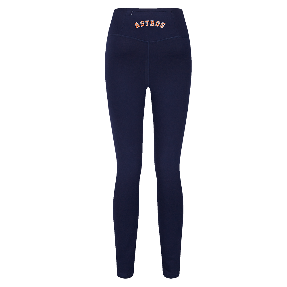 Pro Standard Women's MLB Houston Astros Mashup Jersey Leggings -Navy - NAVY Thumbnail View 2