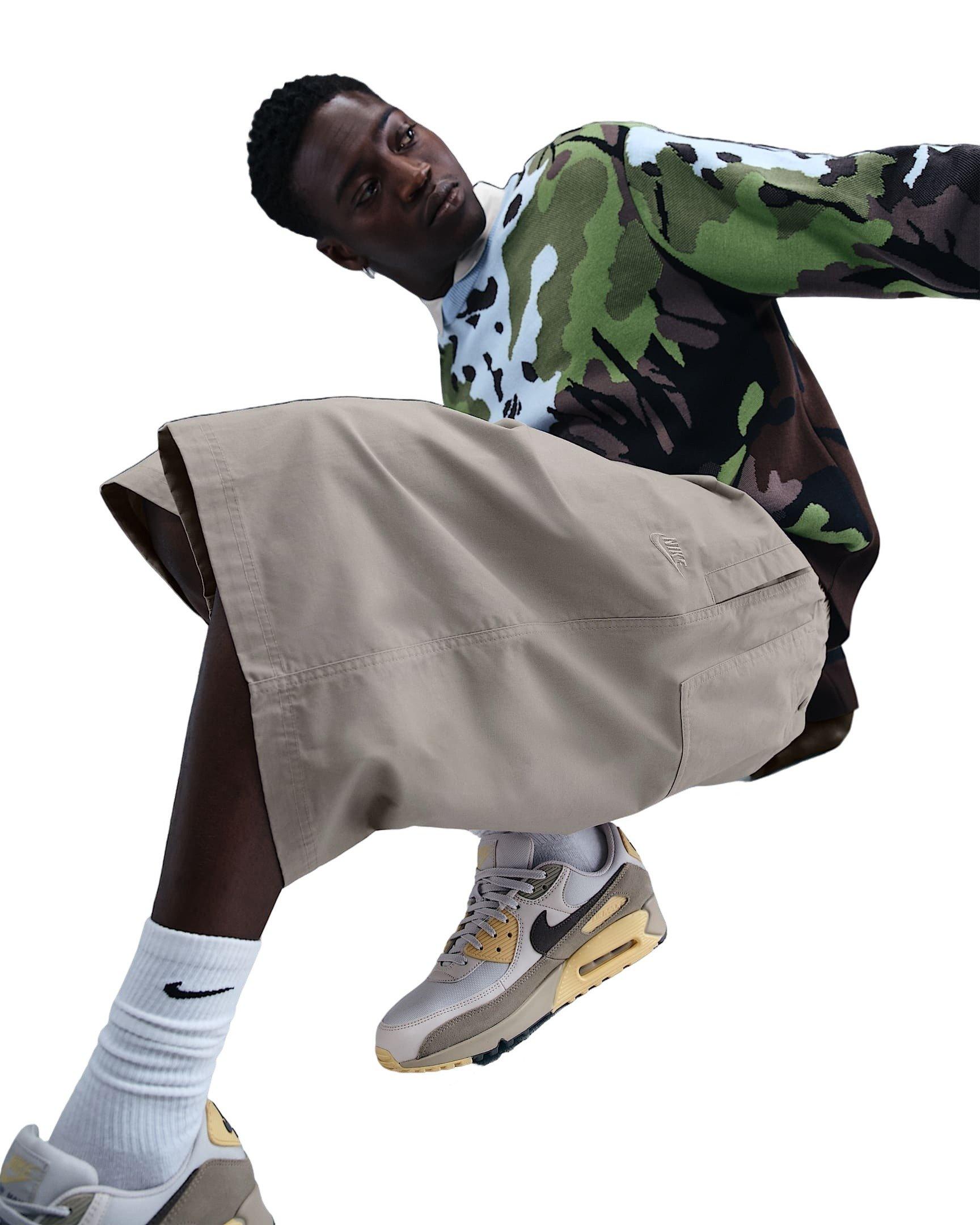 Nike Men's Club Seoul OS Shorts - GREY Thumbnail View 3