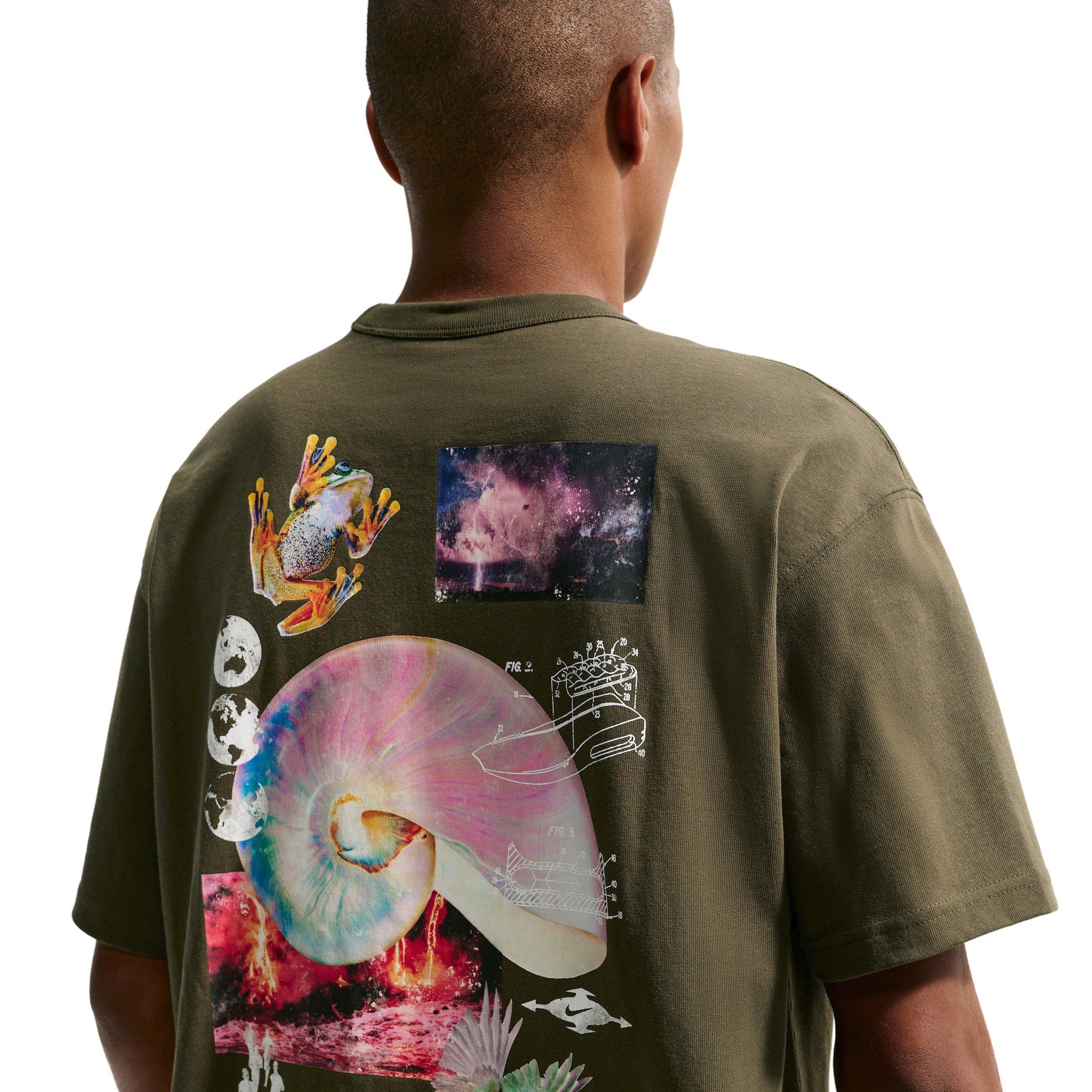 Nike Men's Sportswear Premium Essentials Earth Day T-Shirt - CARGO KHAKI Thumbnail View 2