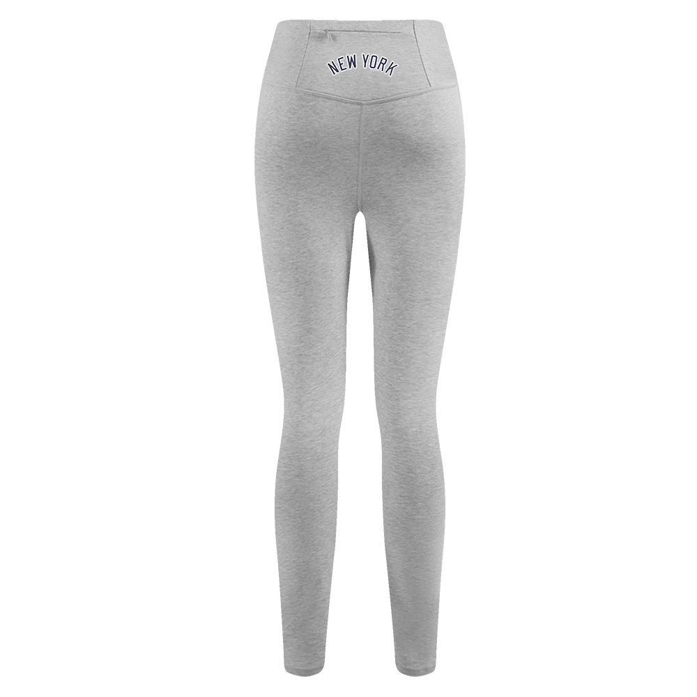 Pro Standard Women's MLB New York Yankees Mashup Jersey Leggings - Grey - GREY Thumbnail View 2