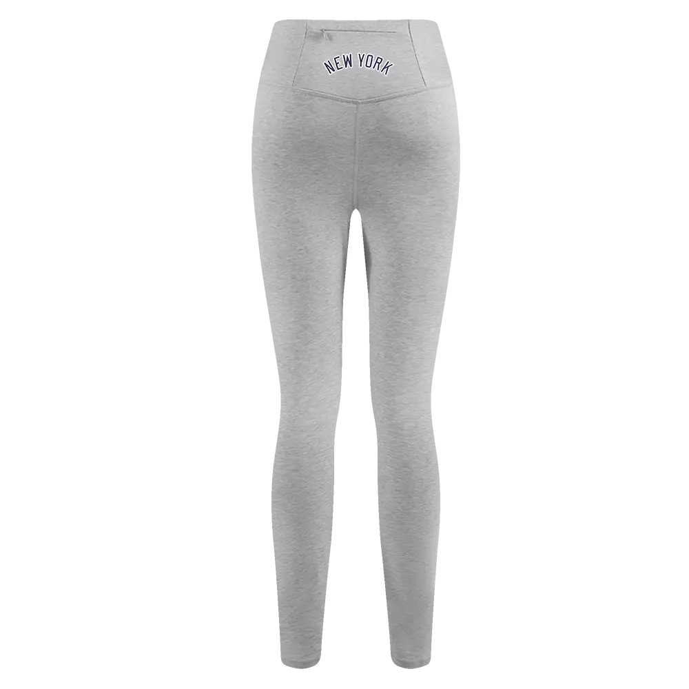 Pro Standard Women's MLB New York Yankees Mashup Jersey Leggings -Grey - GREY