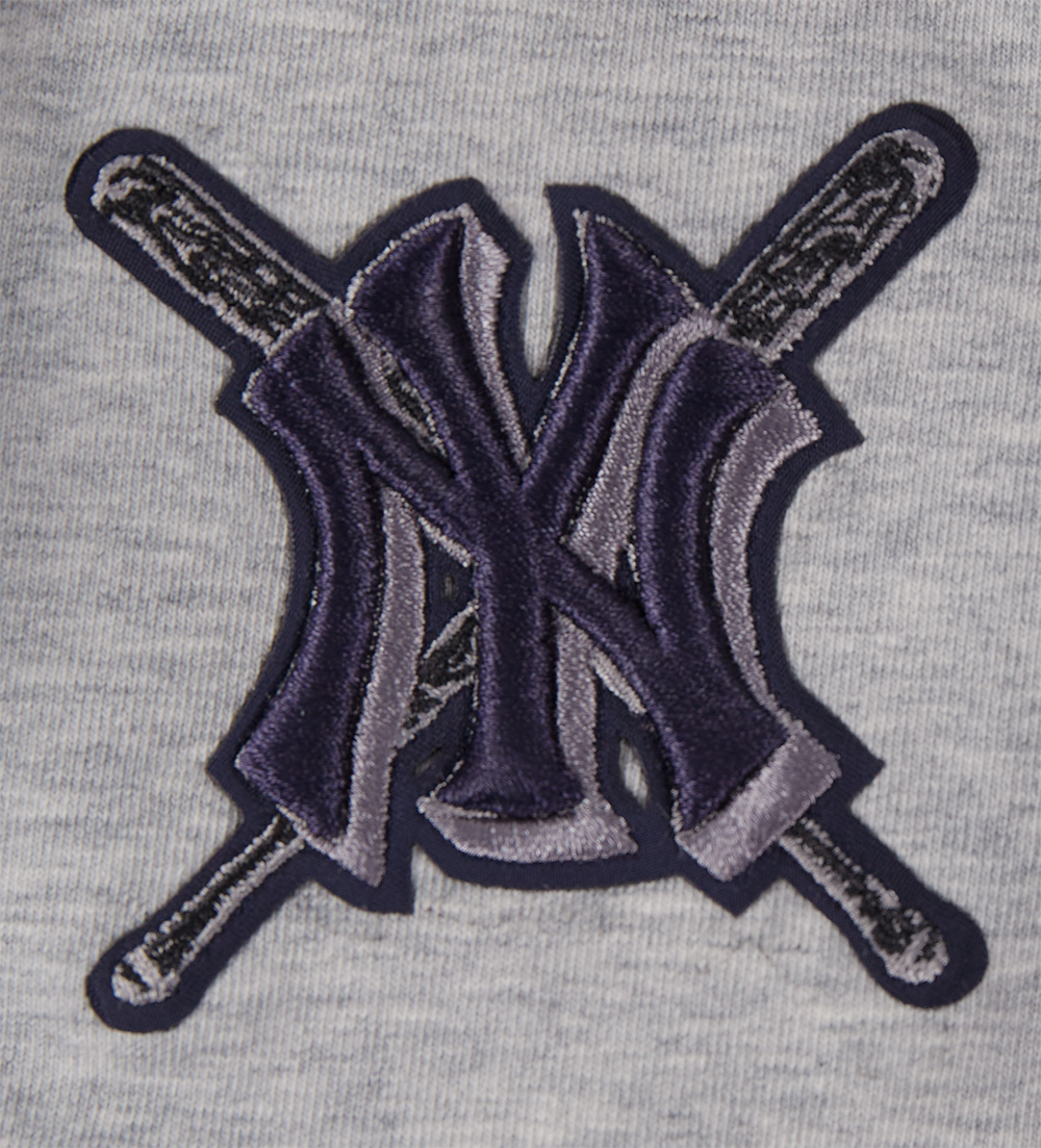 Pro Standard Women's MLB New York Yankees Mashup Jersey Leggings - Grey - GREY Thumbnail View 6
