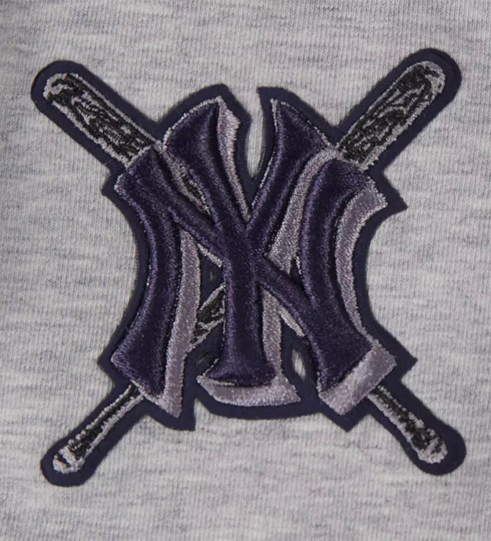 Pro Standard Women's MLB New York Yankees Mashup Jersey Leggings -Grey - GREY