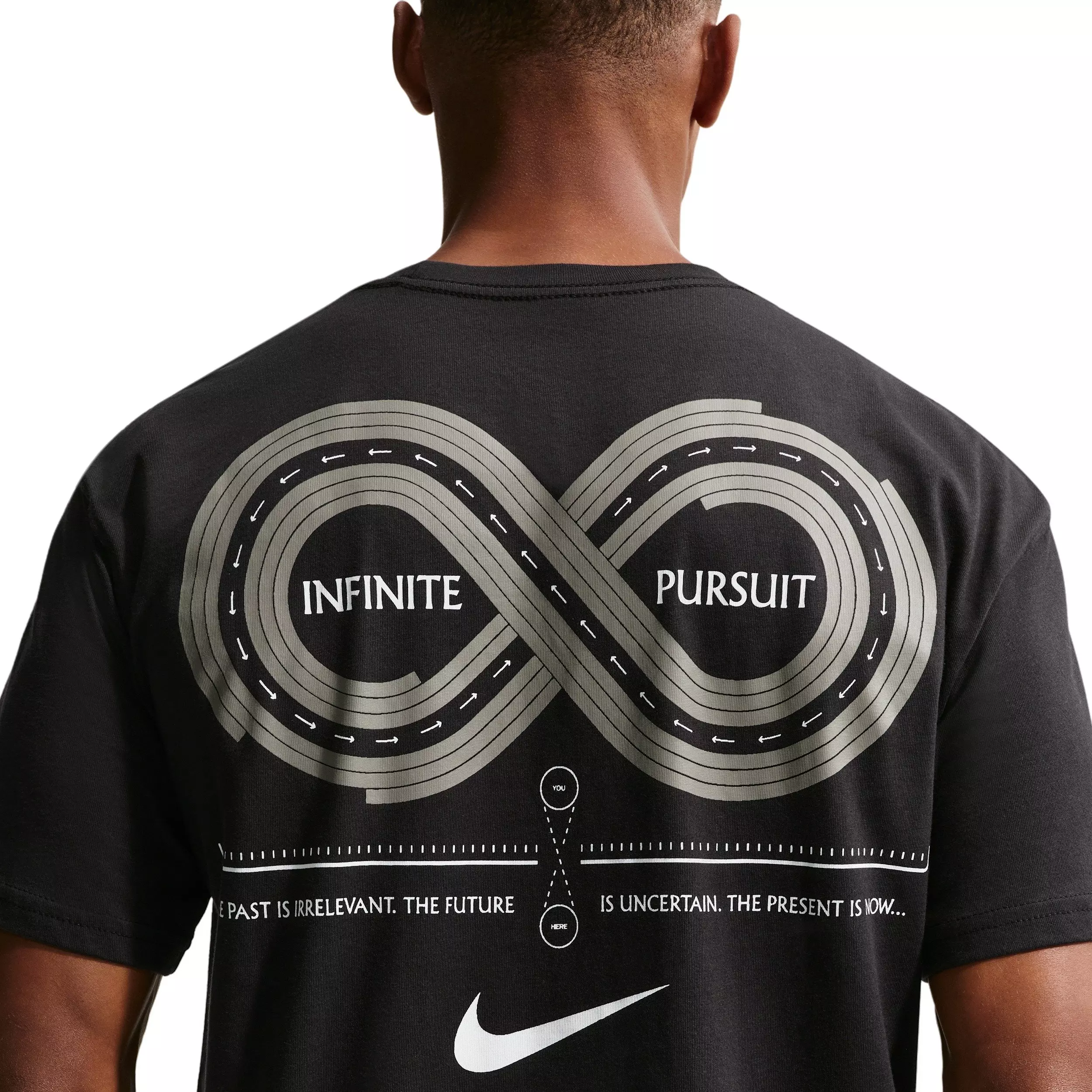 Nike Men's Training Infinity T-Shirt - BLACK