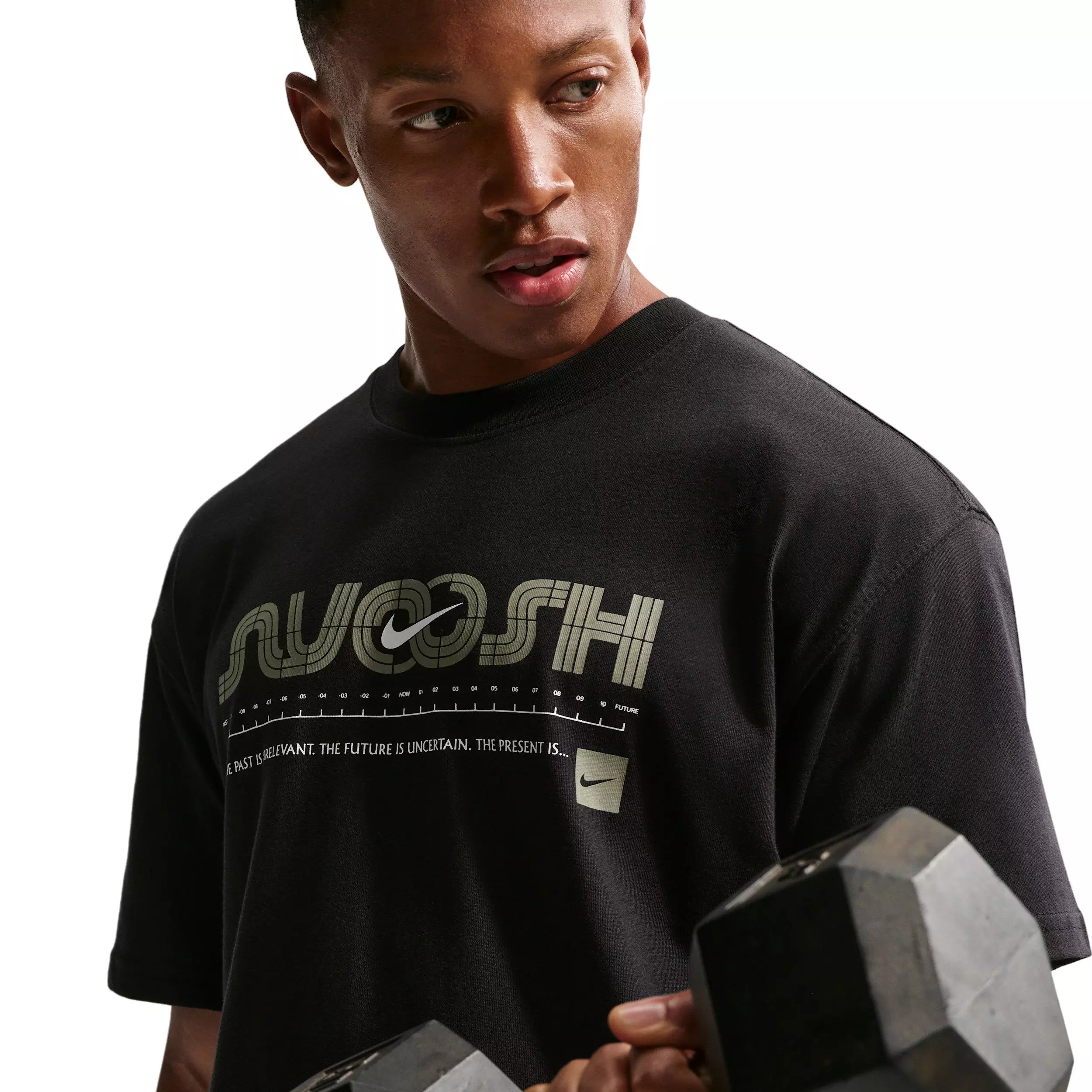 Nike Men's Training Infinity T-Shirt - BLACK