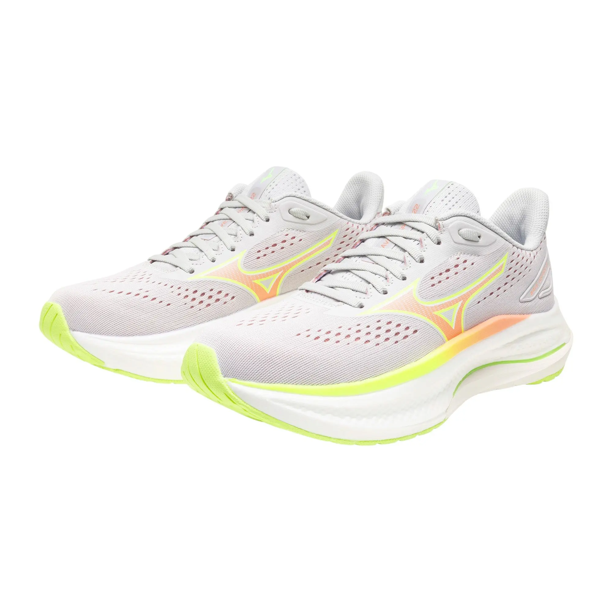 Mizuno Wave Inspire 22 "Cloudscape/Desert Flower" Women's Wide Running Shoe - CLOUDSCAPE/FLOWER