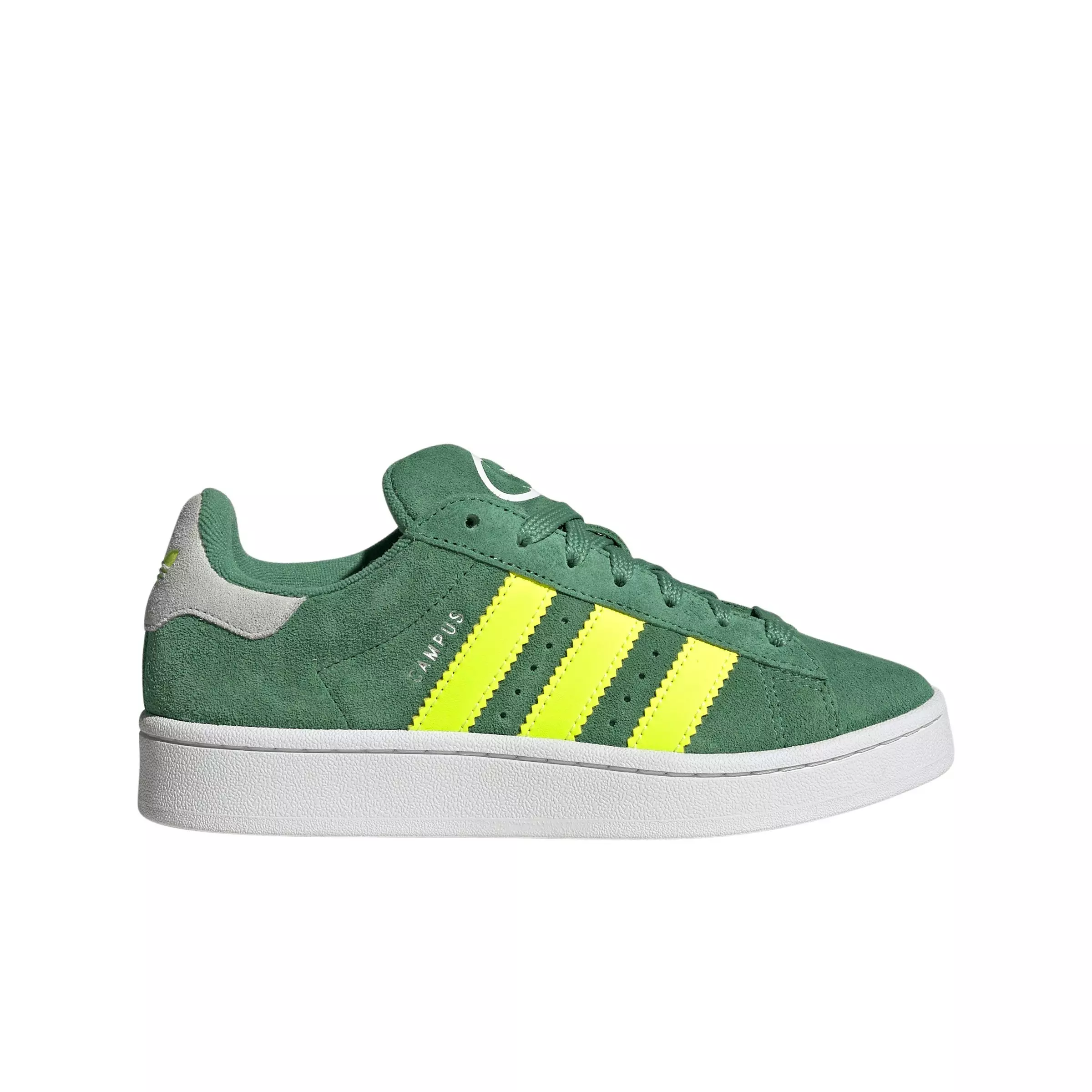 adidas Originals Campus 00s "Preloved Green/Solar Yellow/Ftwr White" Grade School Boys' Shoe - GREEN/YELLOW/WHITE