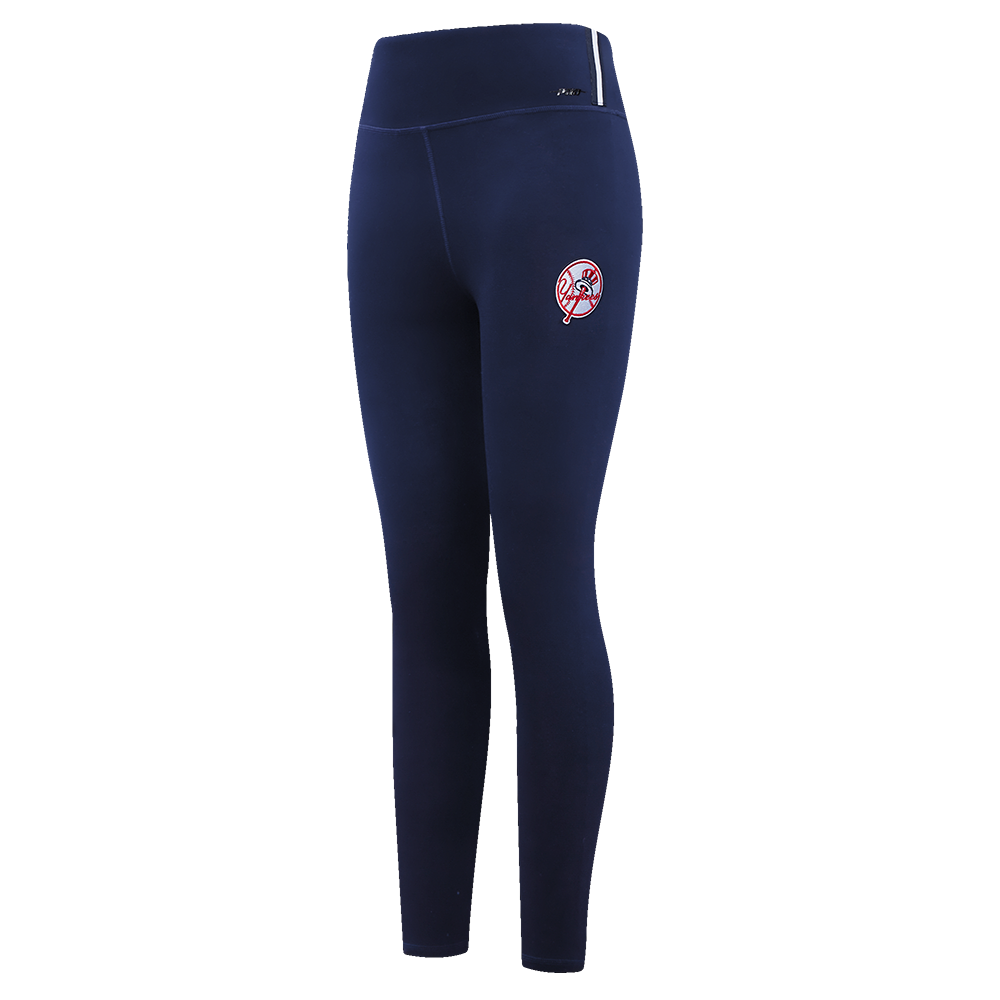 Pro Standard Women's MLB New York Yankees Mashup Jersey Leggings - Navy - NAVY Thumbnail View 3