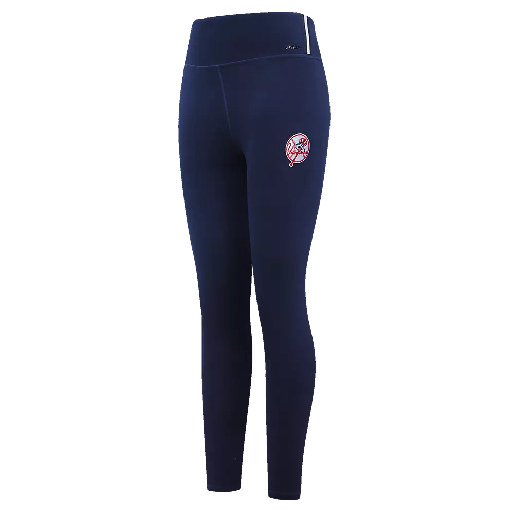 Pro Standard Women's MLB New York Yankees Mashup Jersey Leggings - Navy - NAVY