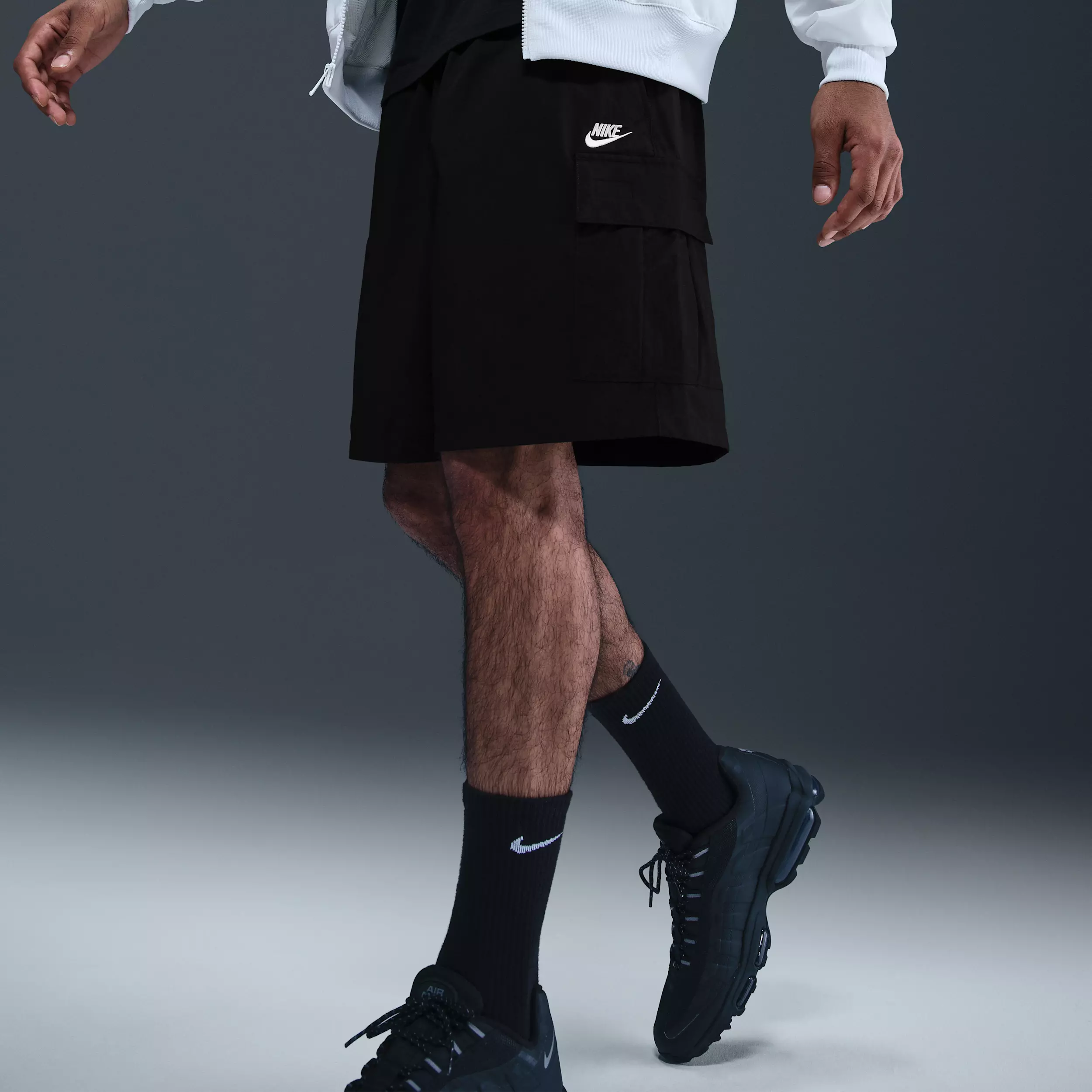 Nike Men's Sportswear Club Utility Shorts - BLACK