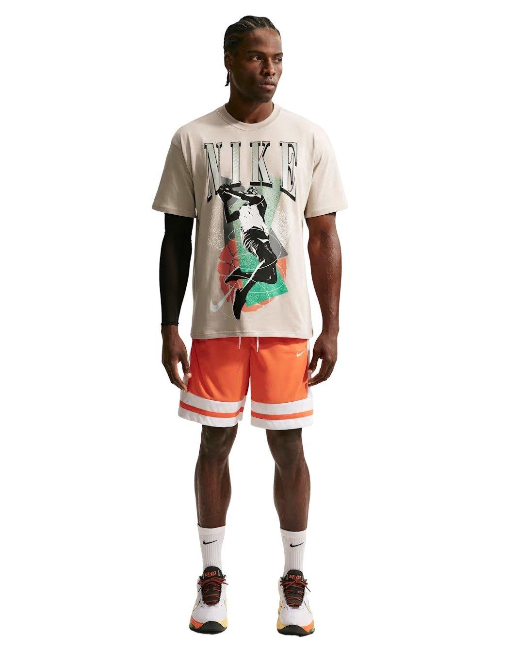 Nike Men's LSE OC Basketball T-Shirt - CREAM Thumbnail View 4