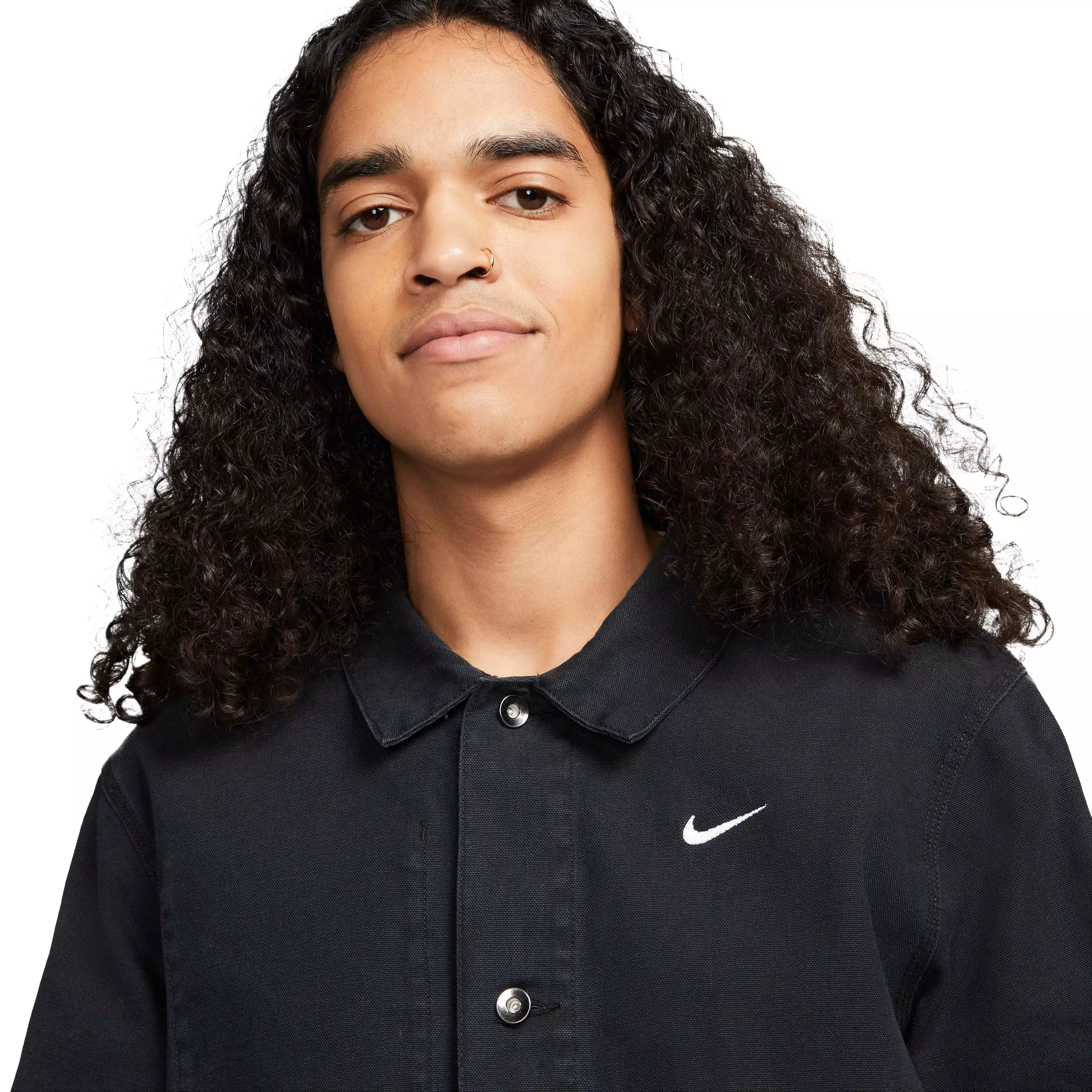 Nike Men's Nike Life Collection Unlined Chore Coat Jacket - BLACK