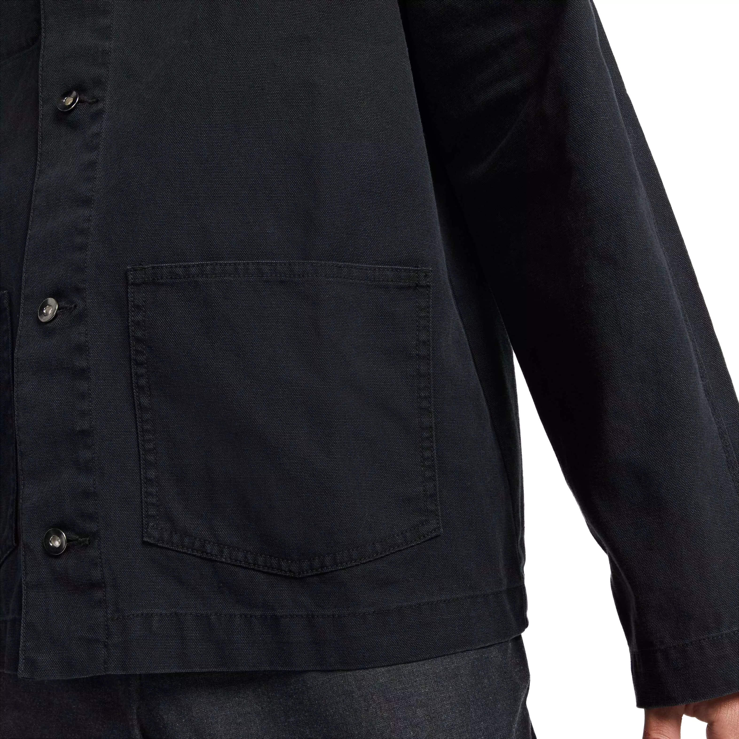 Nike Men's Nike Life Collection Unlined Chore Coat Jacket - BLACK