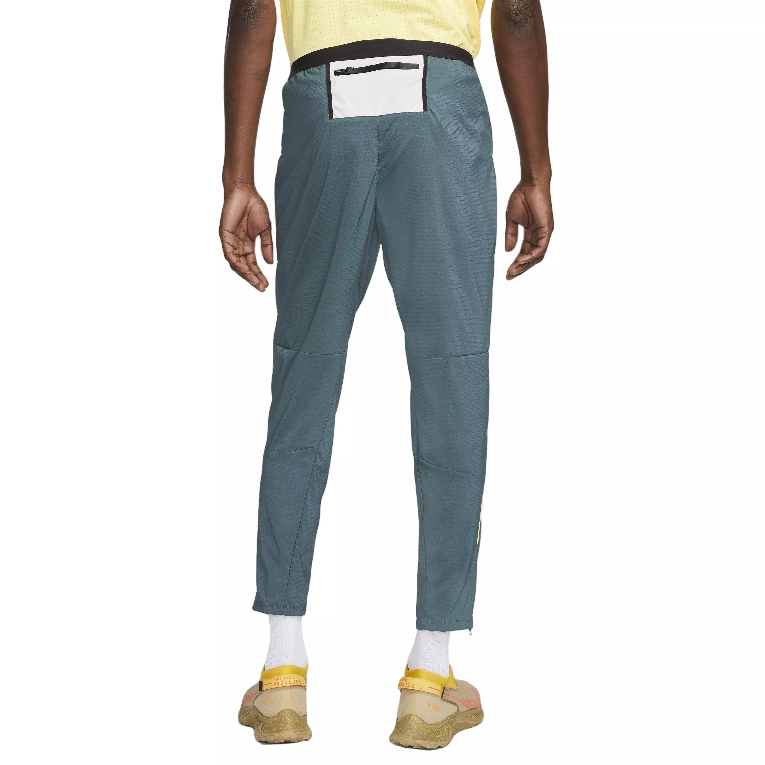 Nike Men's Dri-Fit Trail Phenom Elite Knit Running Pants-Faded Spruce - FADED SPRUCE