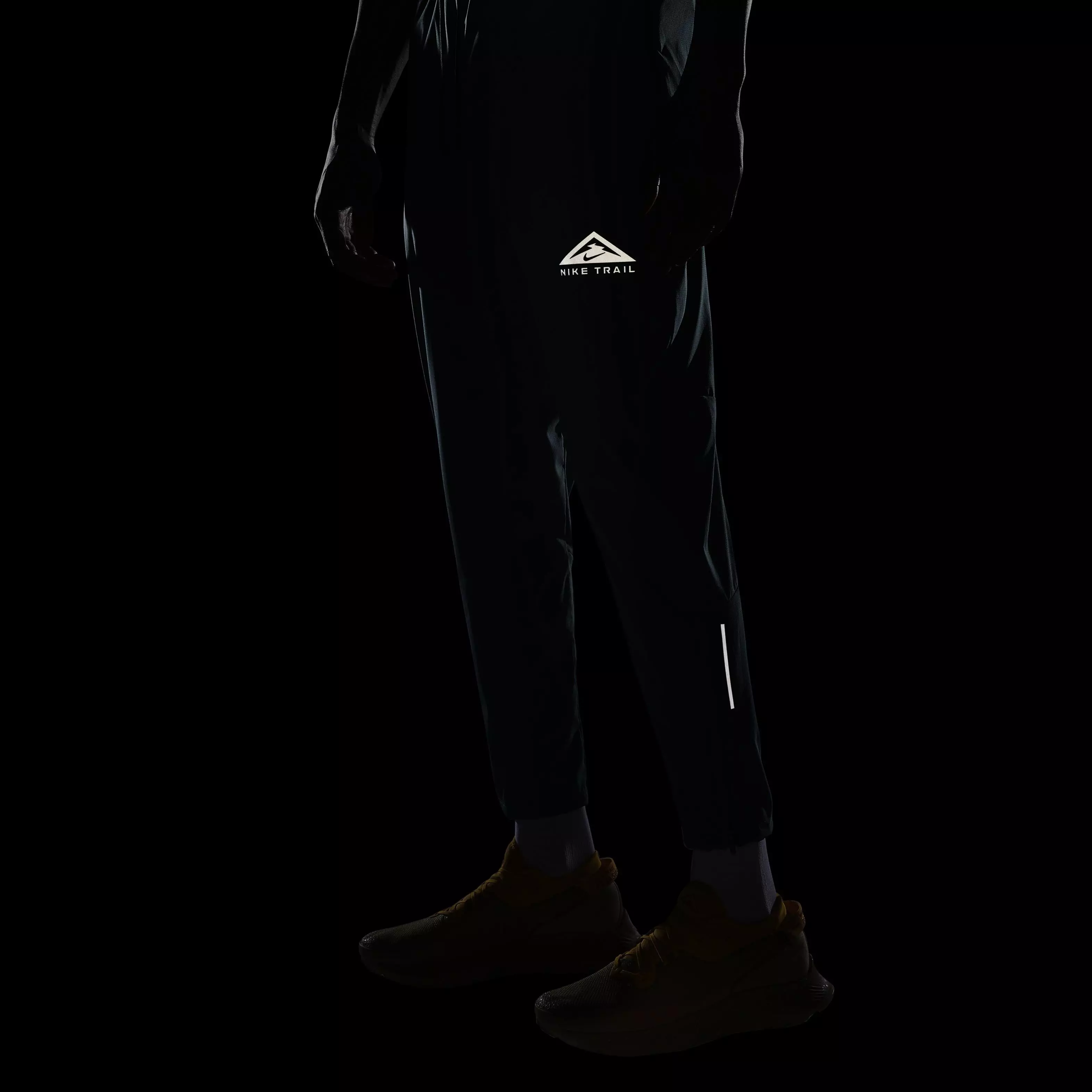 Nike Men's Dri-Fit Trail Phenom Elite Knit Running Pants-Faded Spruce - FADED SPRUCE