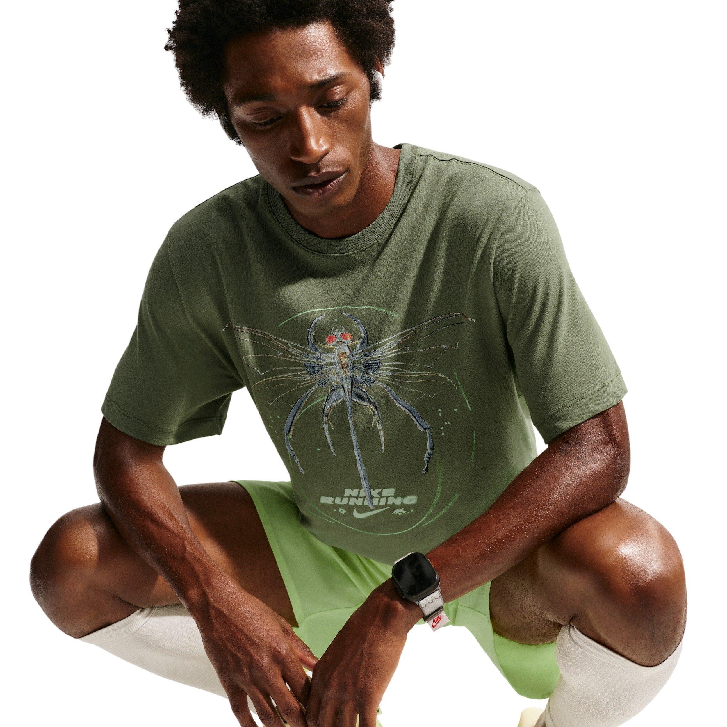 Nike Men's Dri-FIT Standard IYKYK SU26 Running T-Shirt - SAGE Thumbnail View 3