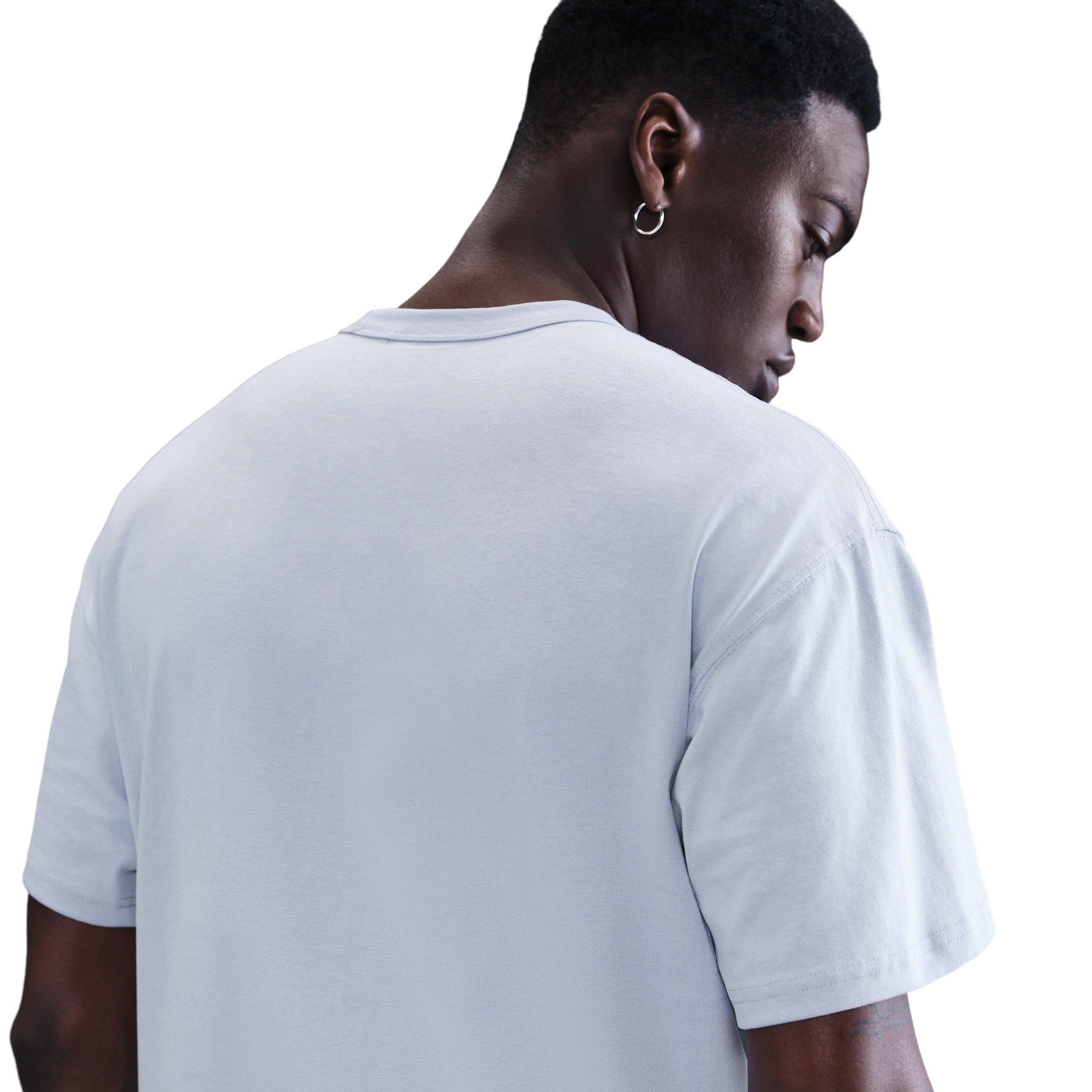 Nike Men's Sportswear Premium Essentials Loose Fit T-Shirt - GREY Thumbnail View 2