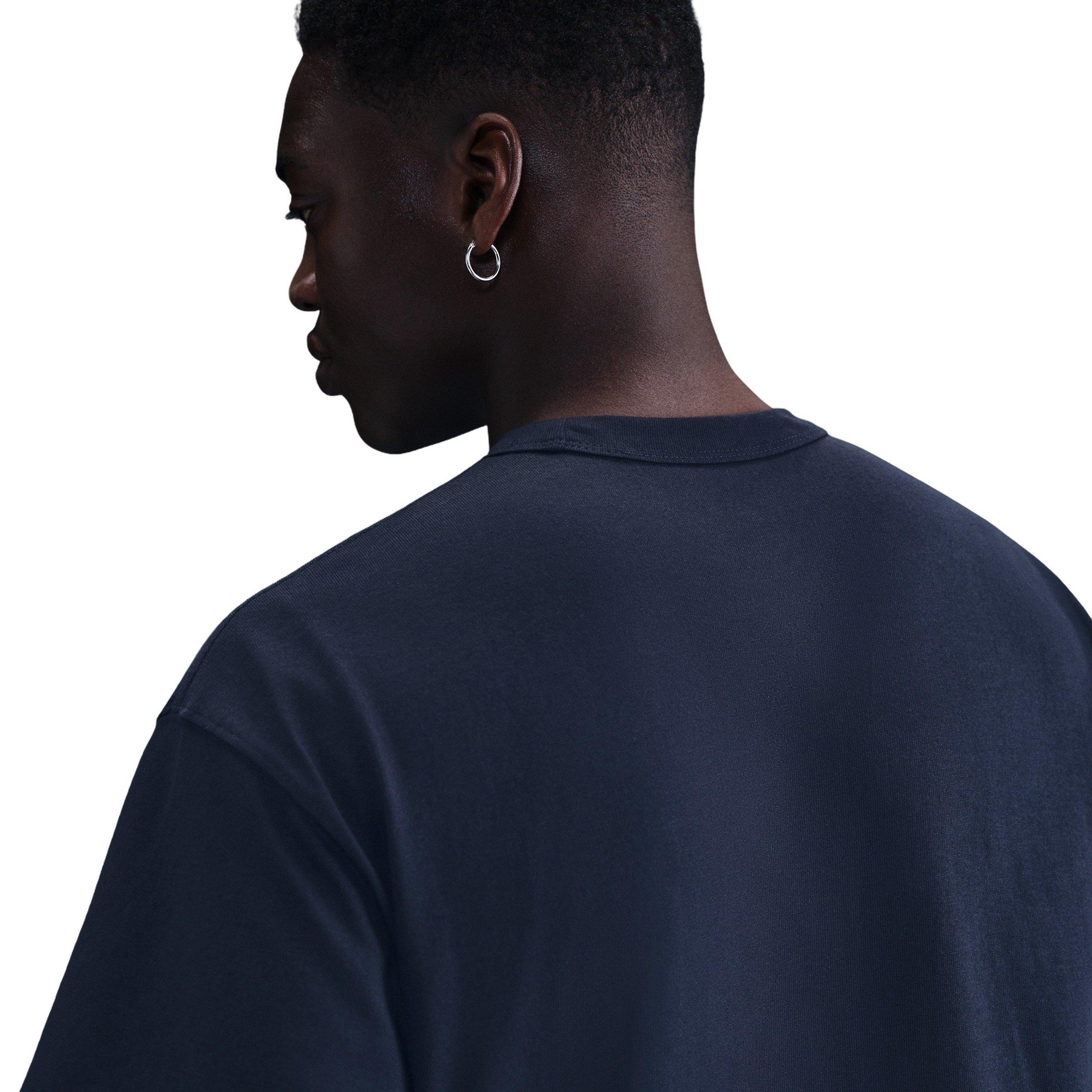 Nike Men's Sportswear Premium Essentials Loose Fit T-Shirt - BLUE Thumbnail View 2