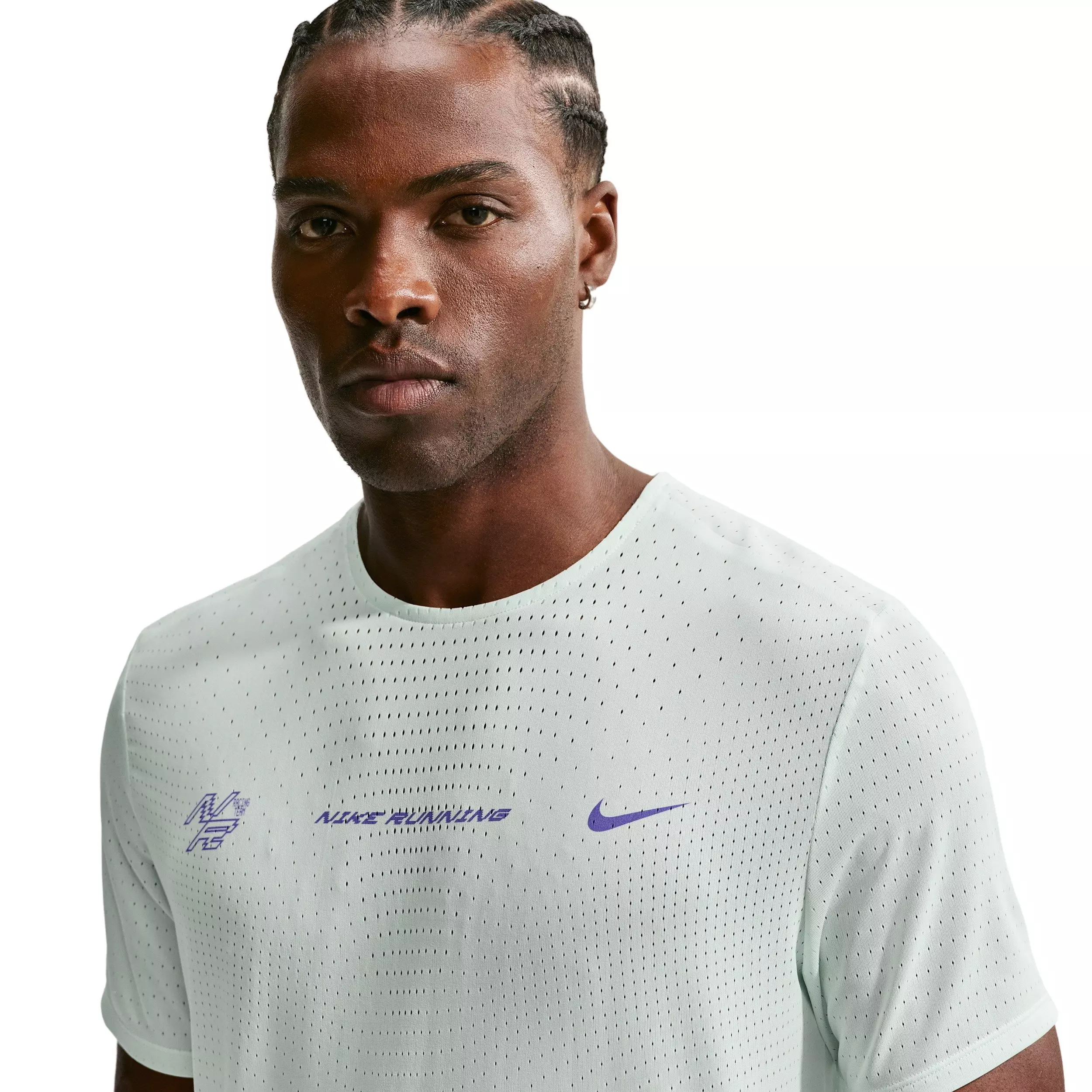 Nike Men's AeroSwift Dri-FIT ADV Short-Sleeve Running Top - Green - GREEN