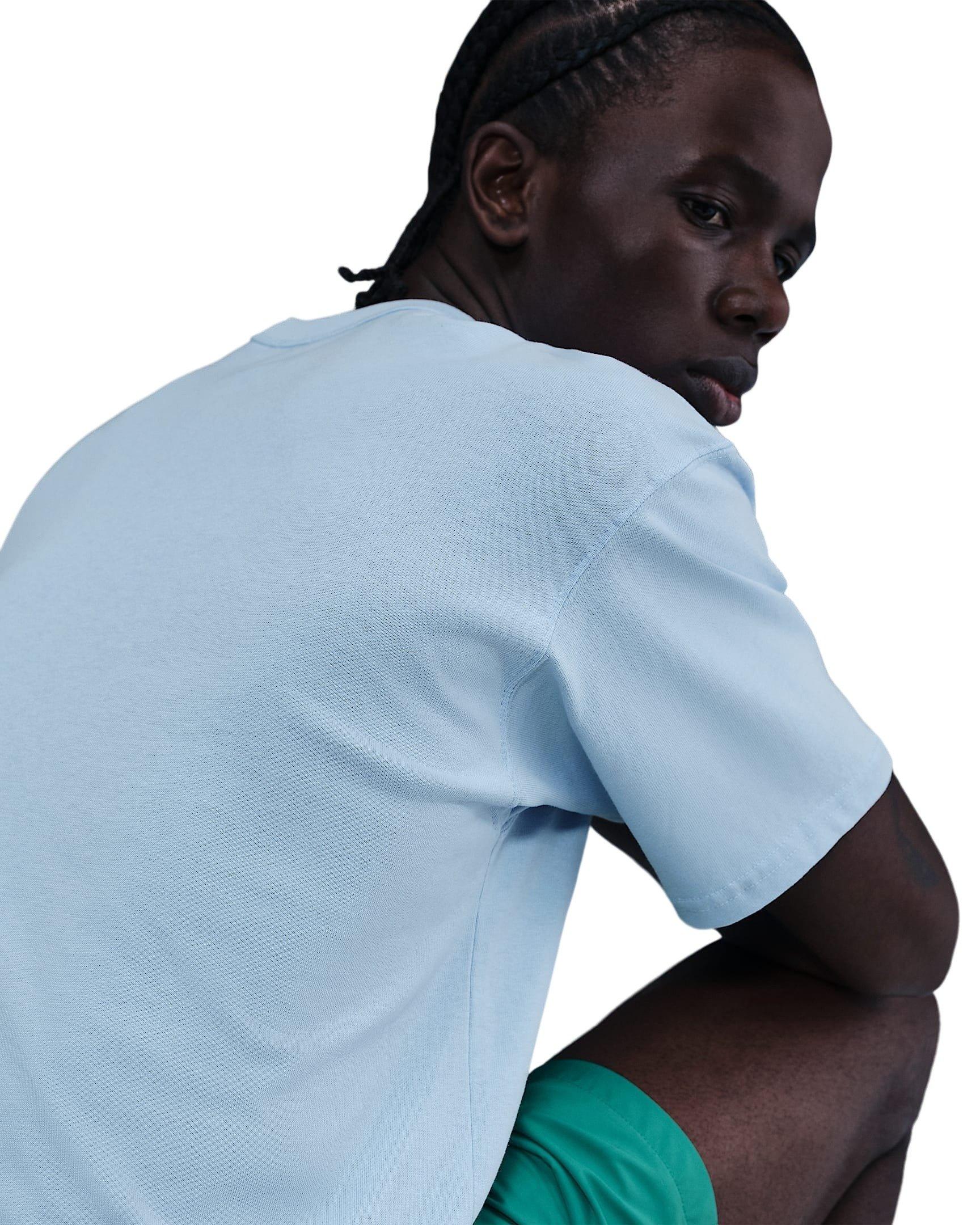 Nike Men's Sportswear Premium Essentials Pocket T-Shirt -Blue - BLUE Thumbnail View 2