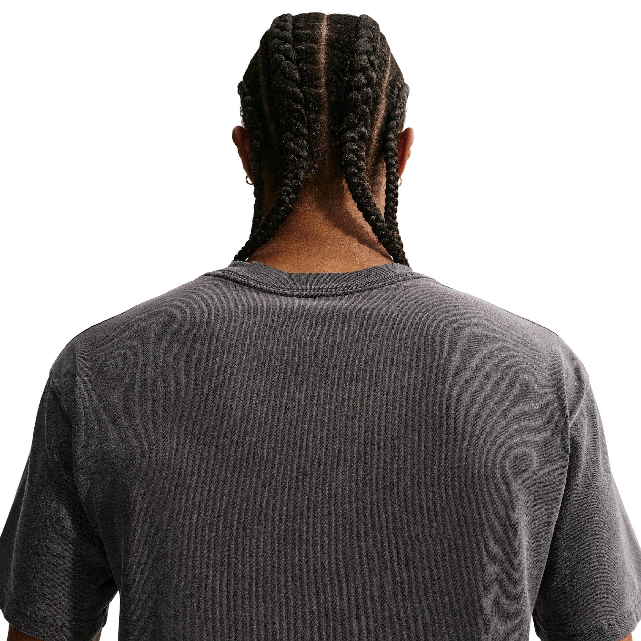 Nike Men's M90 OC Loose F1 Basketball T-Shirt - BLACK Thumbnail View 2