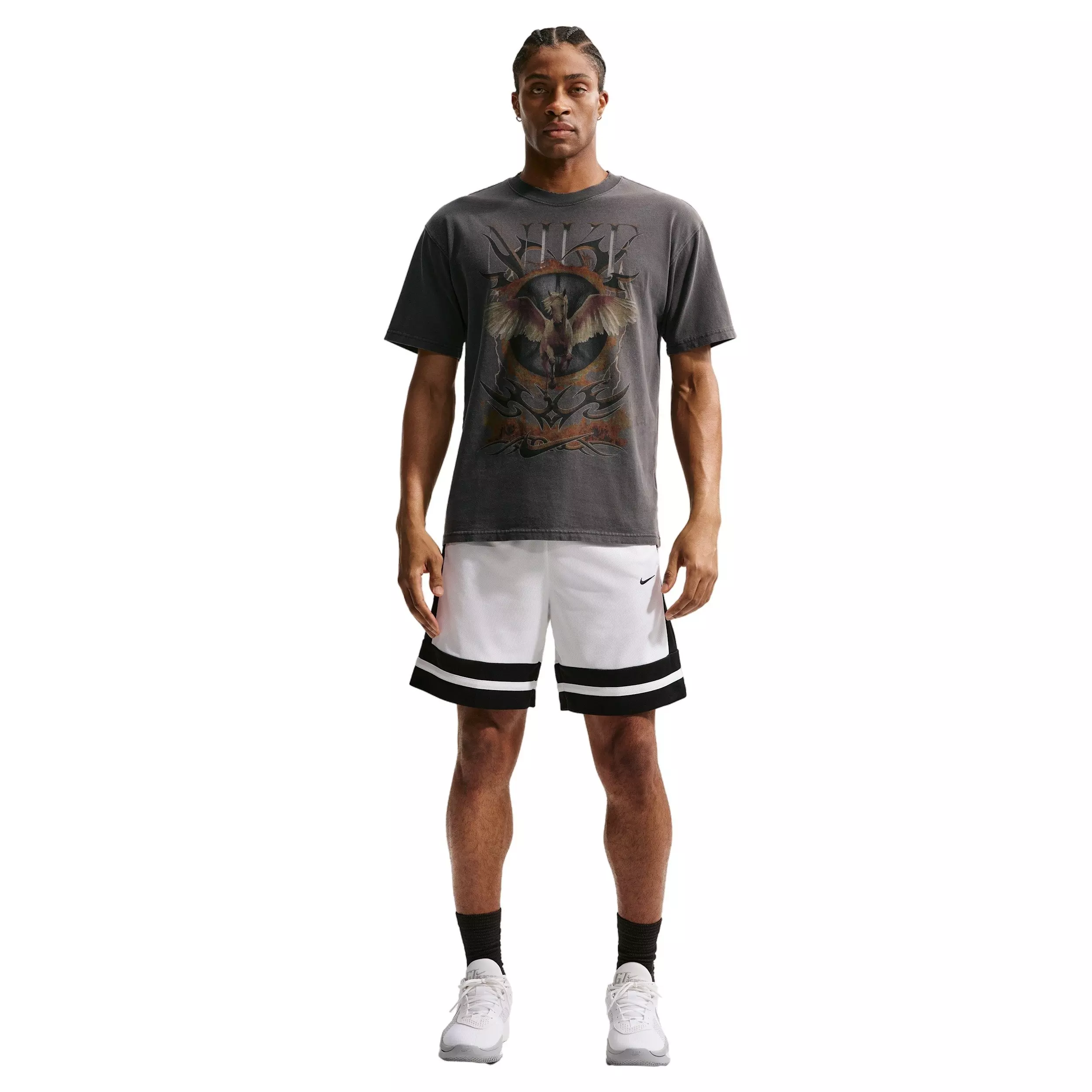 Nike Men's M90 OC Loose F1 Basketball T-Shirt - BLACK