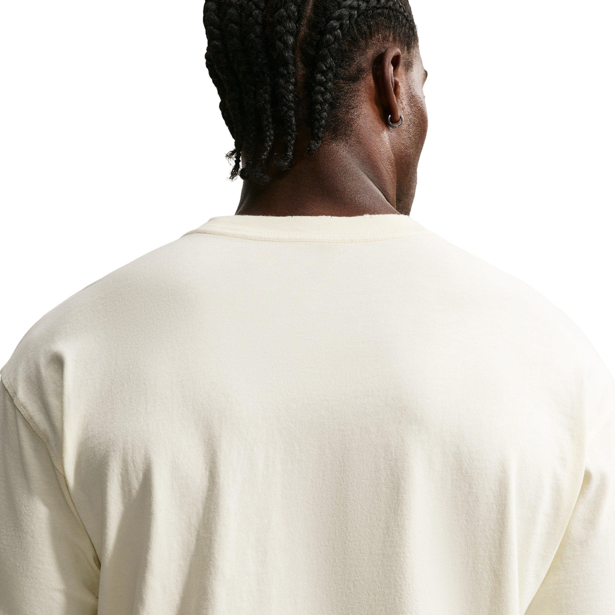 Nike Men's M90 OC Loose F1 Basketball T-Shirt - WHITE Thumbnail View 2