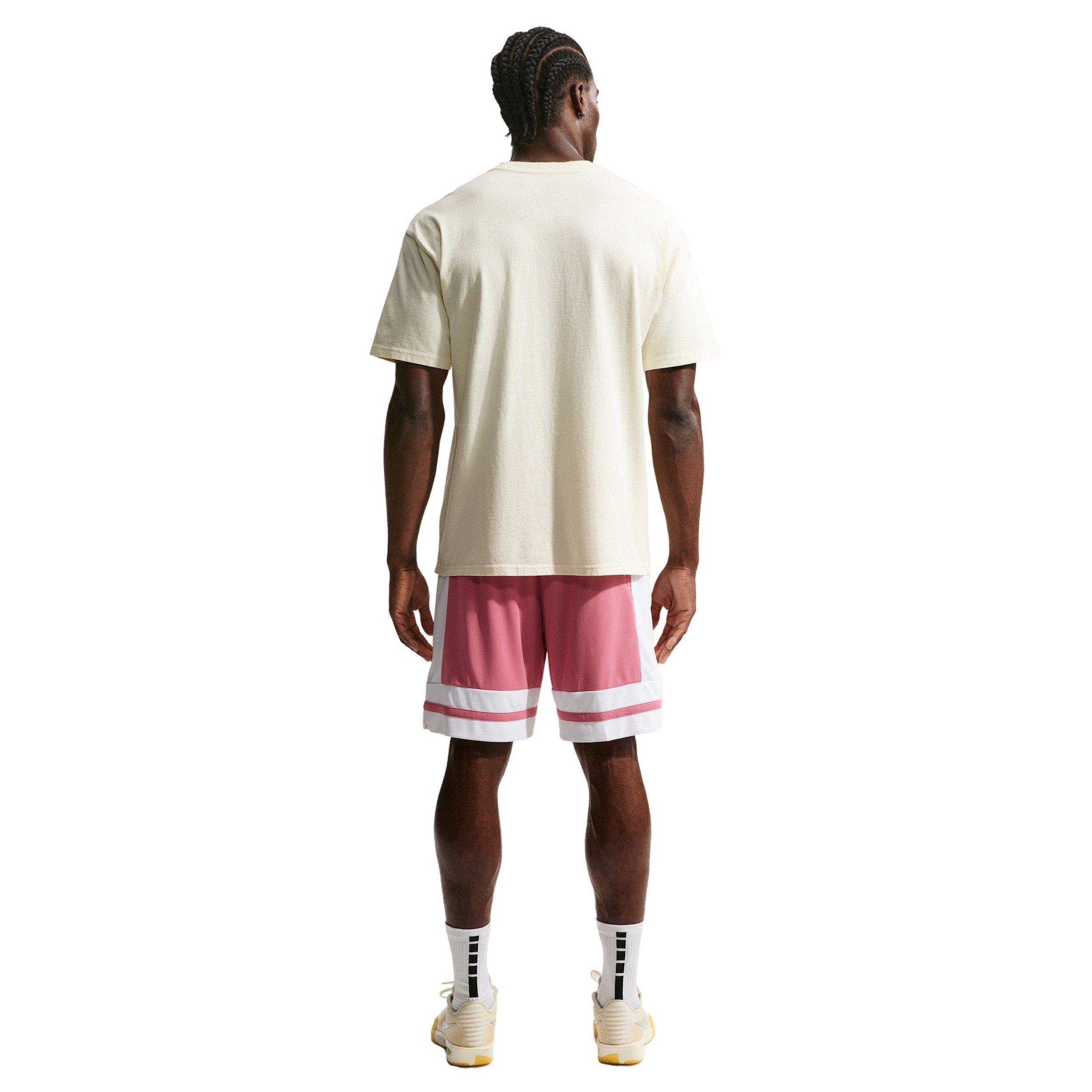 Nike Men's M90 OC Loose F1 Basketball T-Shirt - WHITE Thumbnail View 5