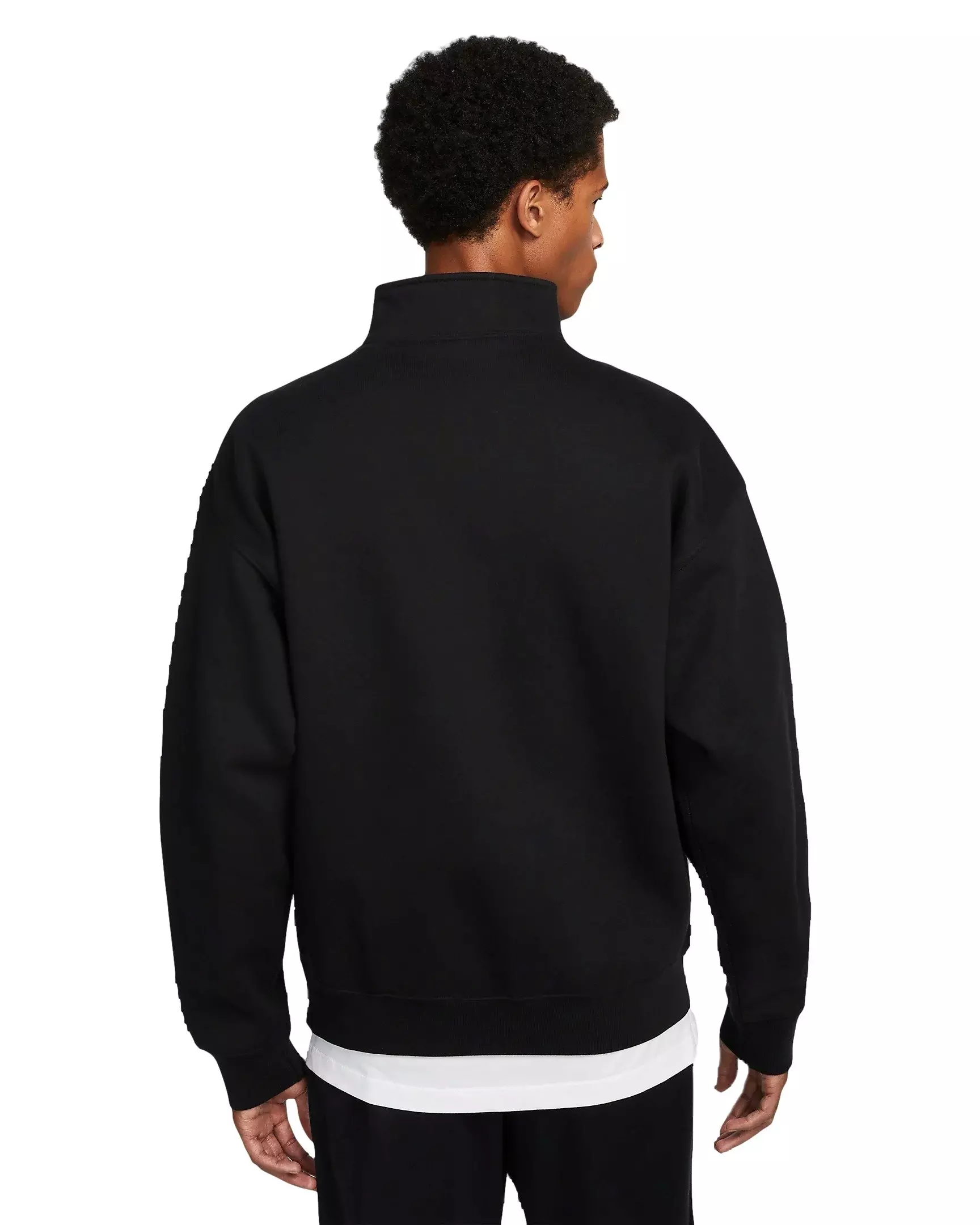 Nike Men's Solo Swoosh 1/4-Zip Top - BLACK