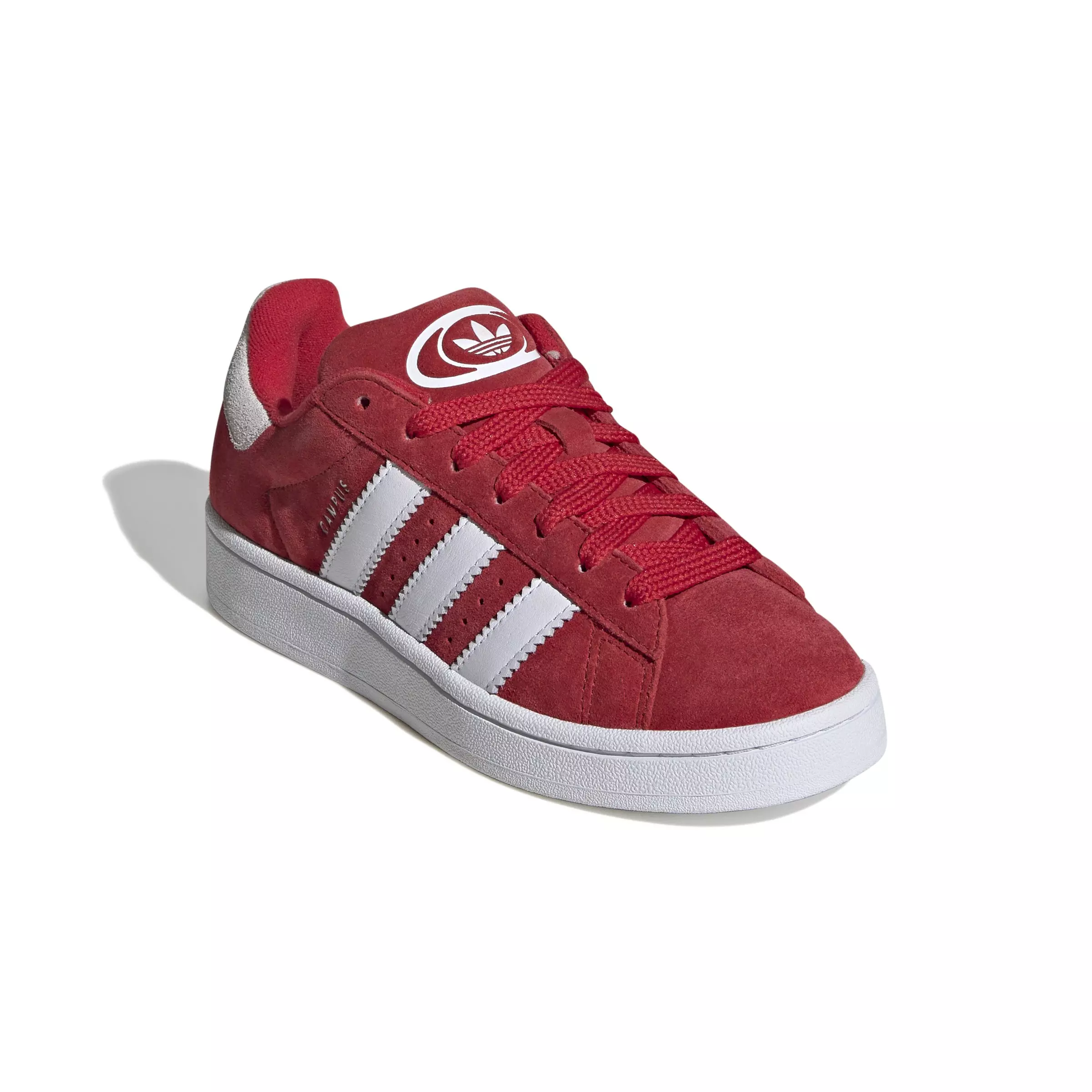 adidas Originals Campus 00s "Better Scarlet/Ftwr White/Better Scarlet" Grade School Boys' Shoe - SCARLET/WHITE/SCARLET