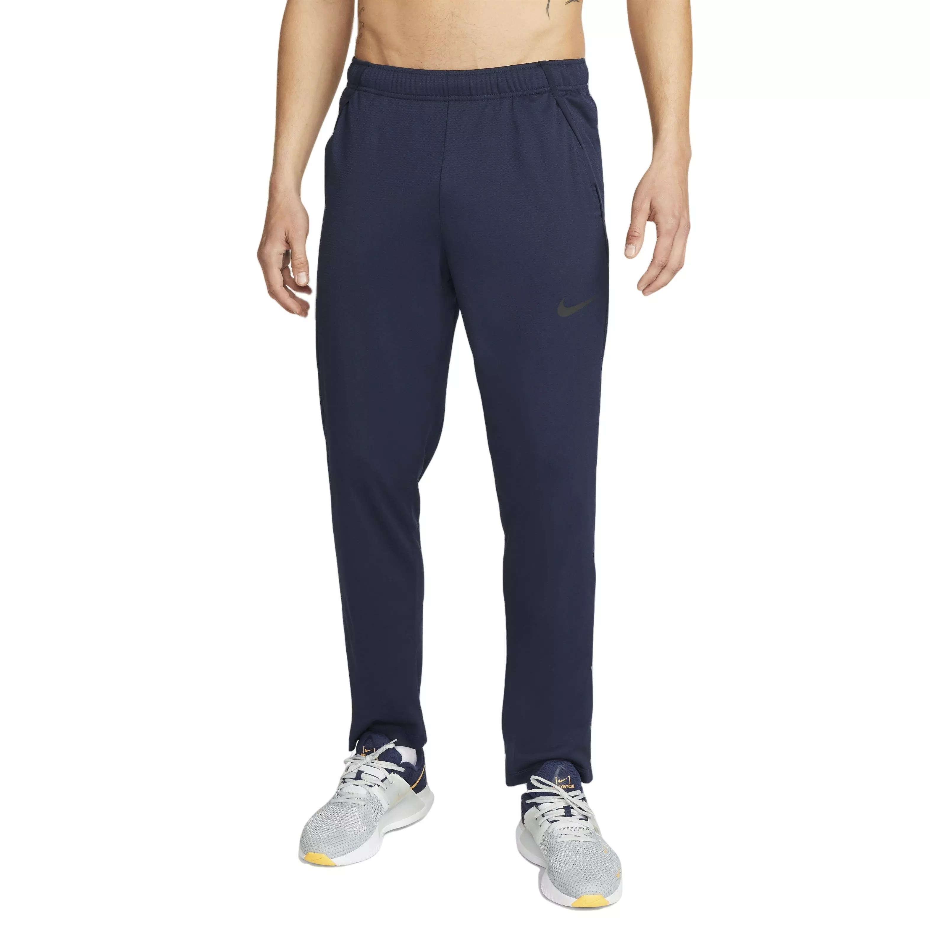 Nike Men's Dri-FIT Epic Knit Training Pants-DK Blue - DK BLUE