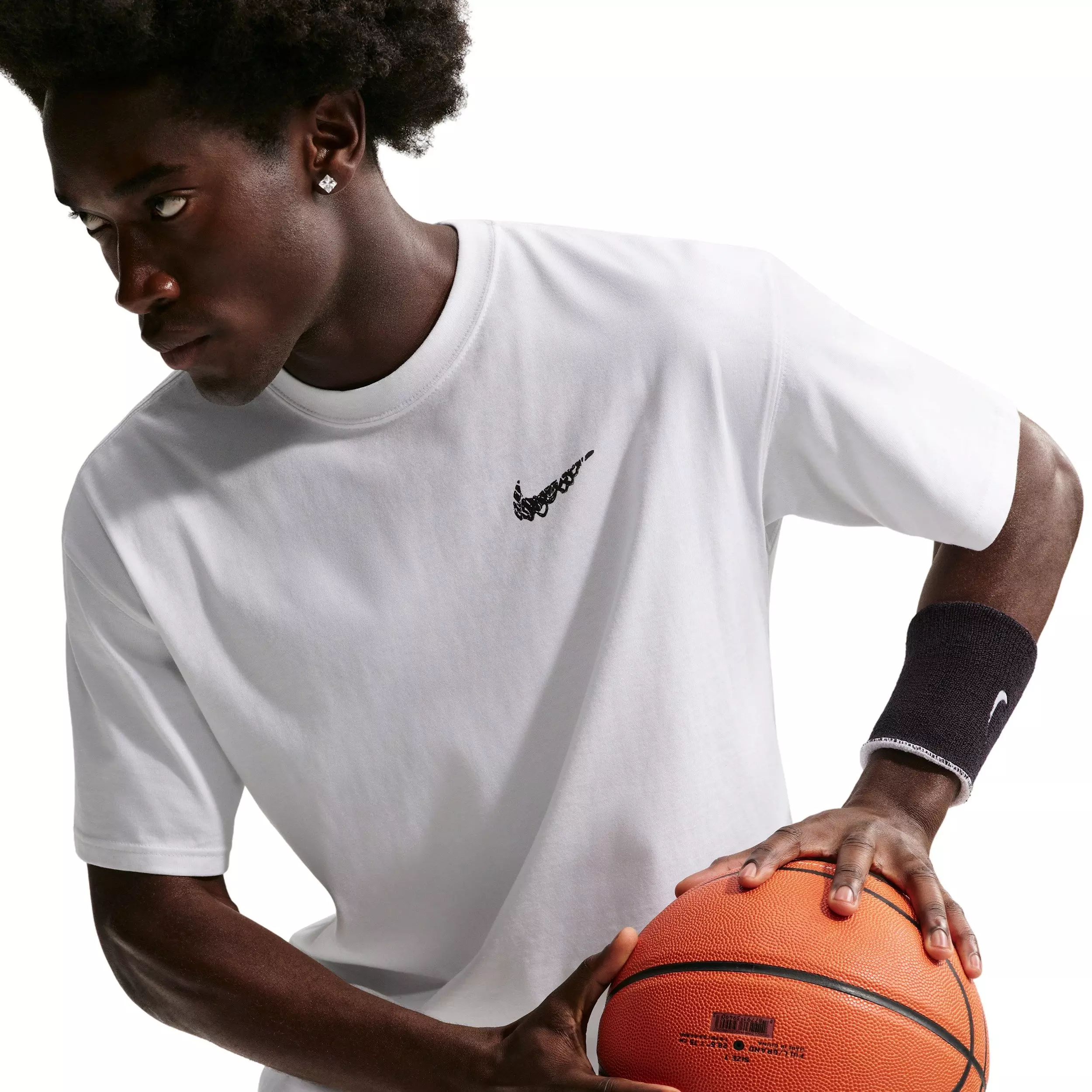 Nike Men's LSE OC Locker Basketball T-Shirt - WHITE