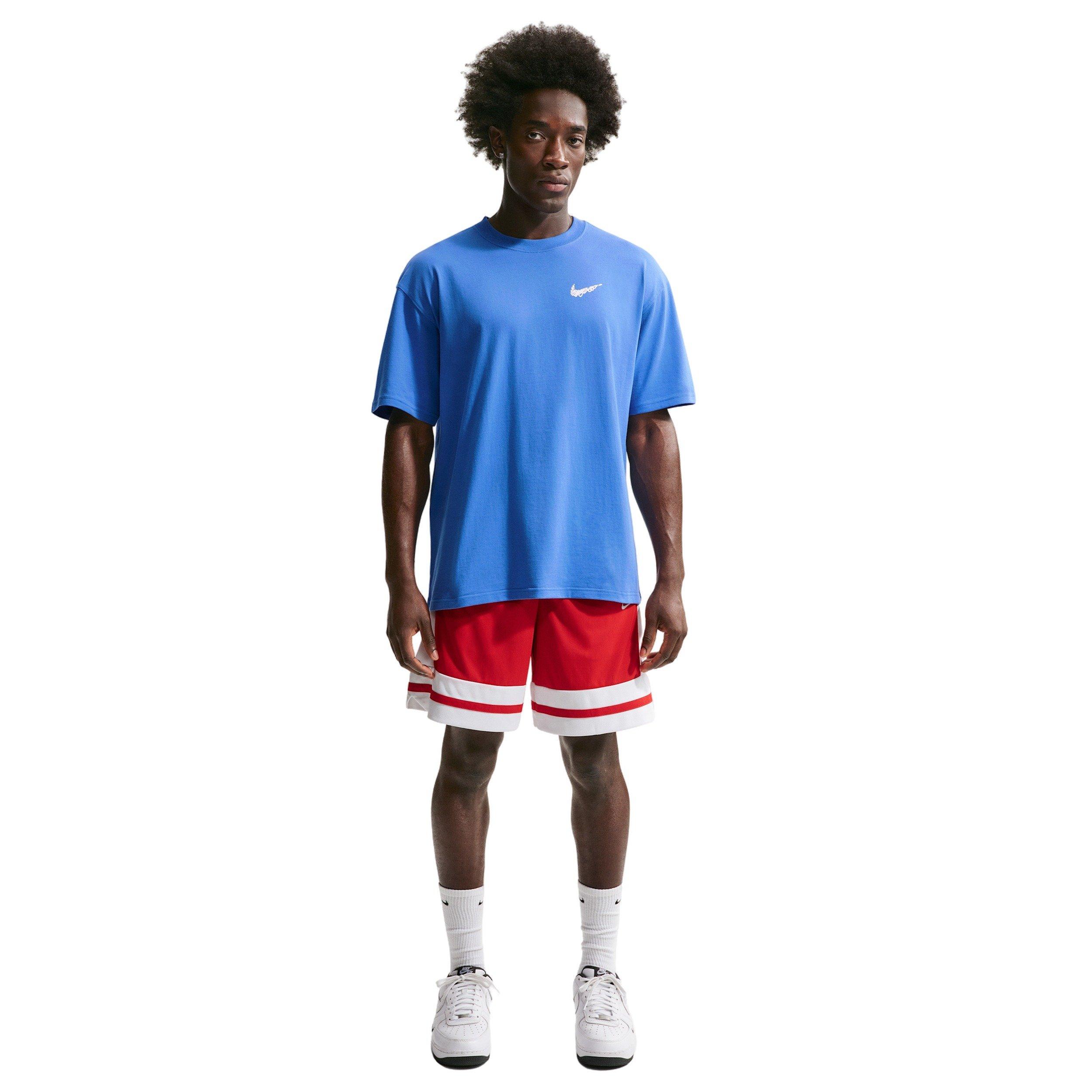 Nike Men's LSE OC Locker Basketball T-Shirt - BLUE Thumbnail View 4