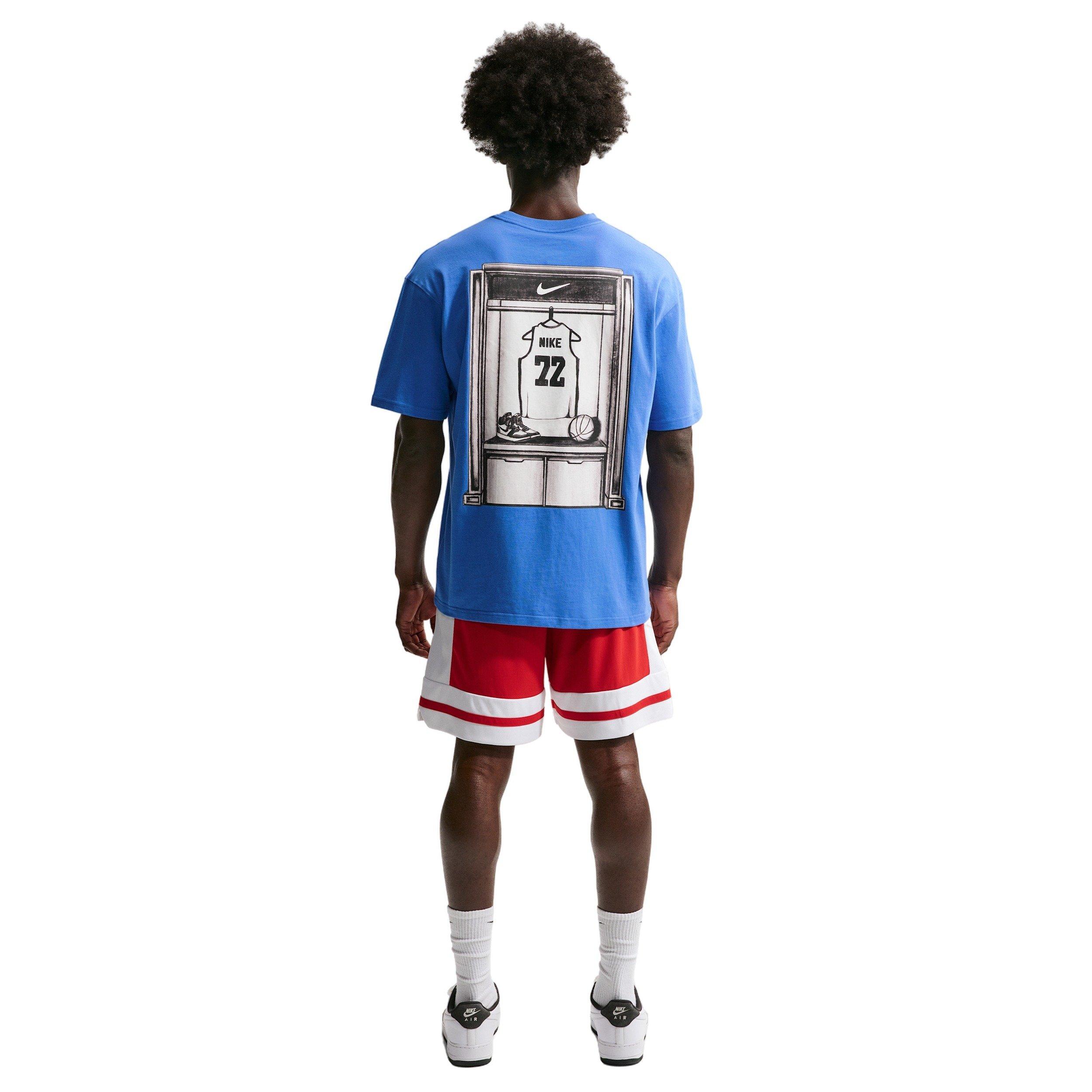 Nike Men's LSE OC Locker Basketball T-Shirt - BLUE Thumbnail View 5