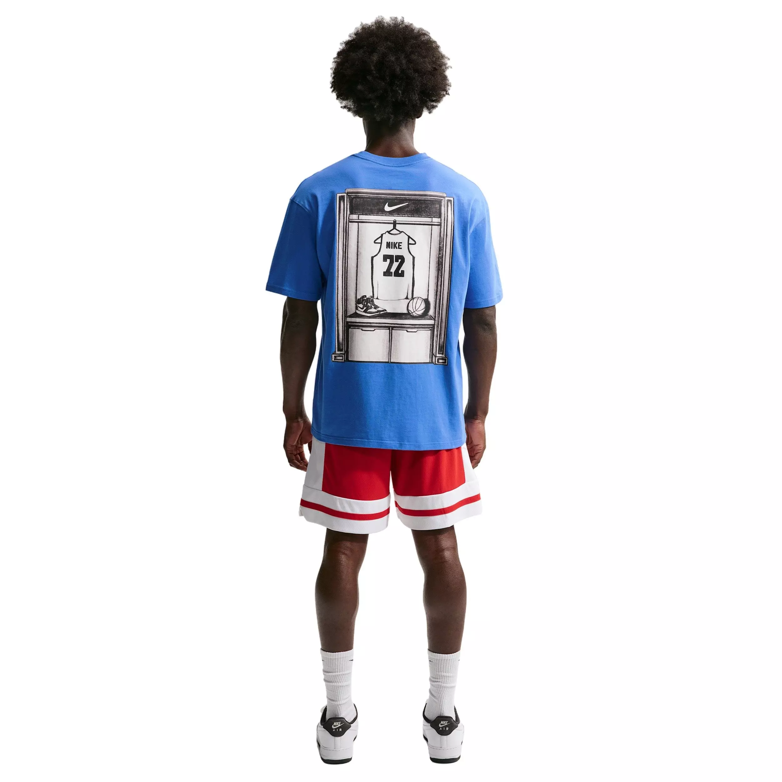 Nike Men's LSE OC Locker Basketball T-Shirt - BLUE
