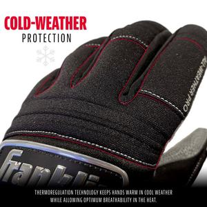 Franklin Sports Adult All Weather Pro Batting Gloves