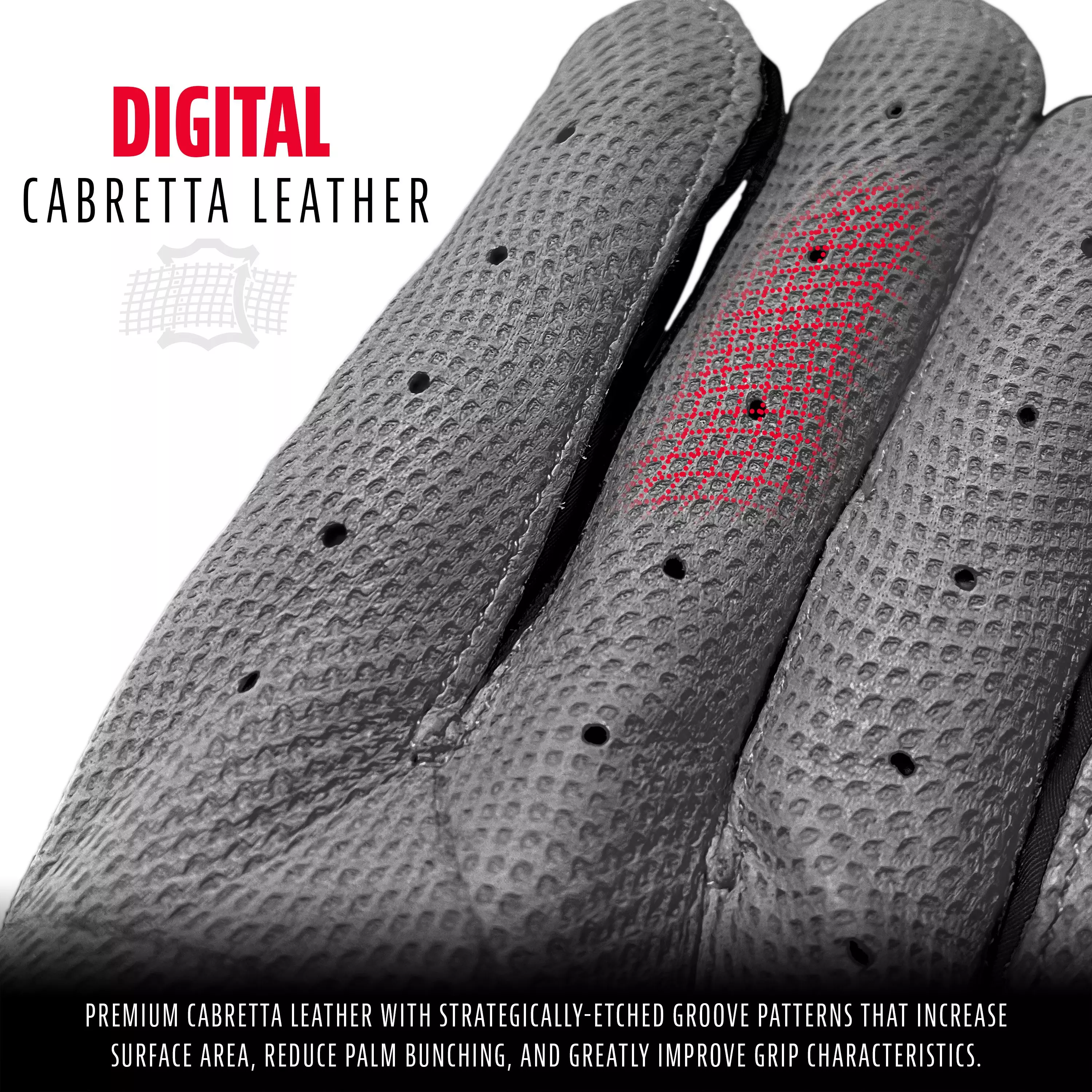 Franklin Sports Adult All Weather Pro Batting Gloves - BLACK