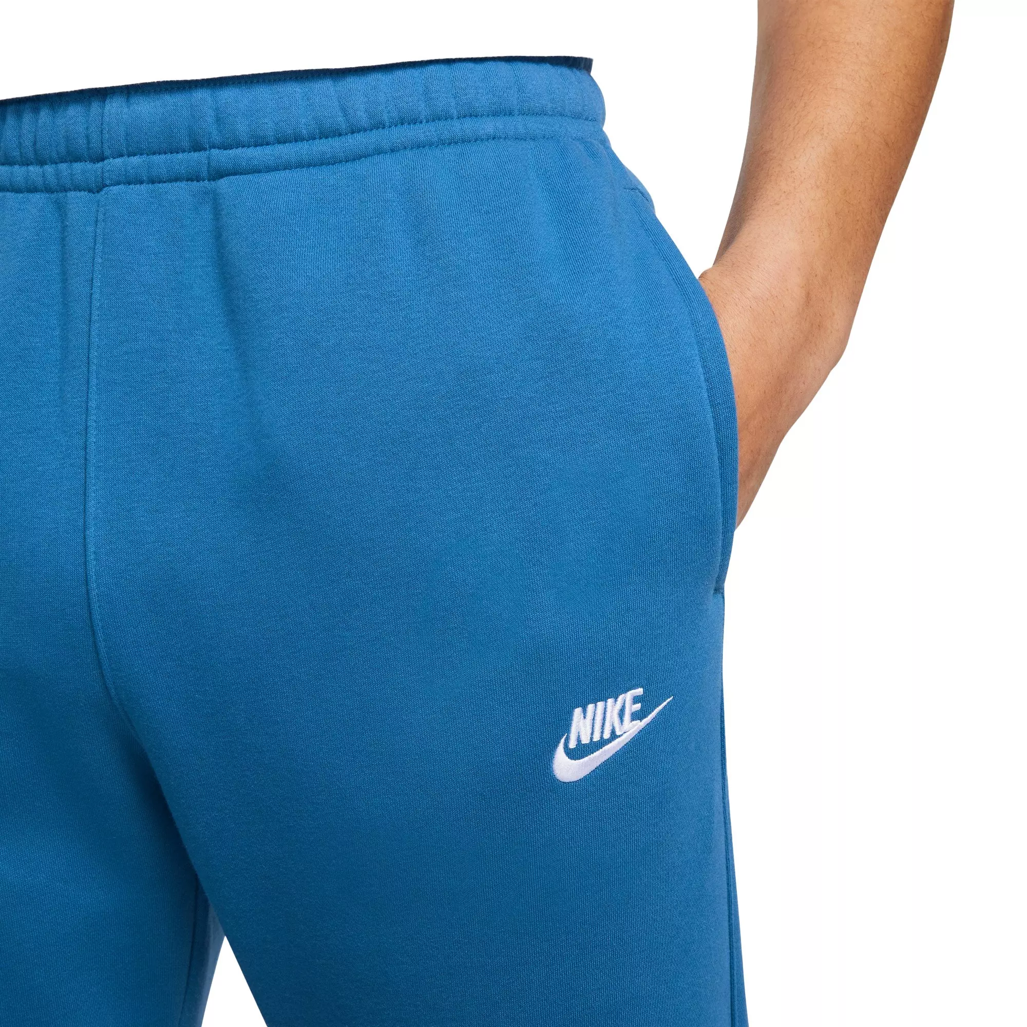 Nike Men's Sportswear Club Brushed Back Joggers - BLUE