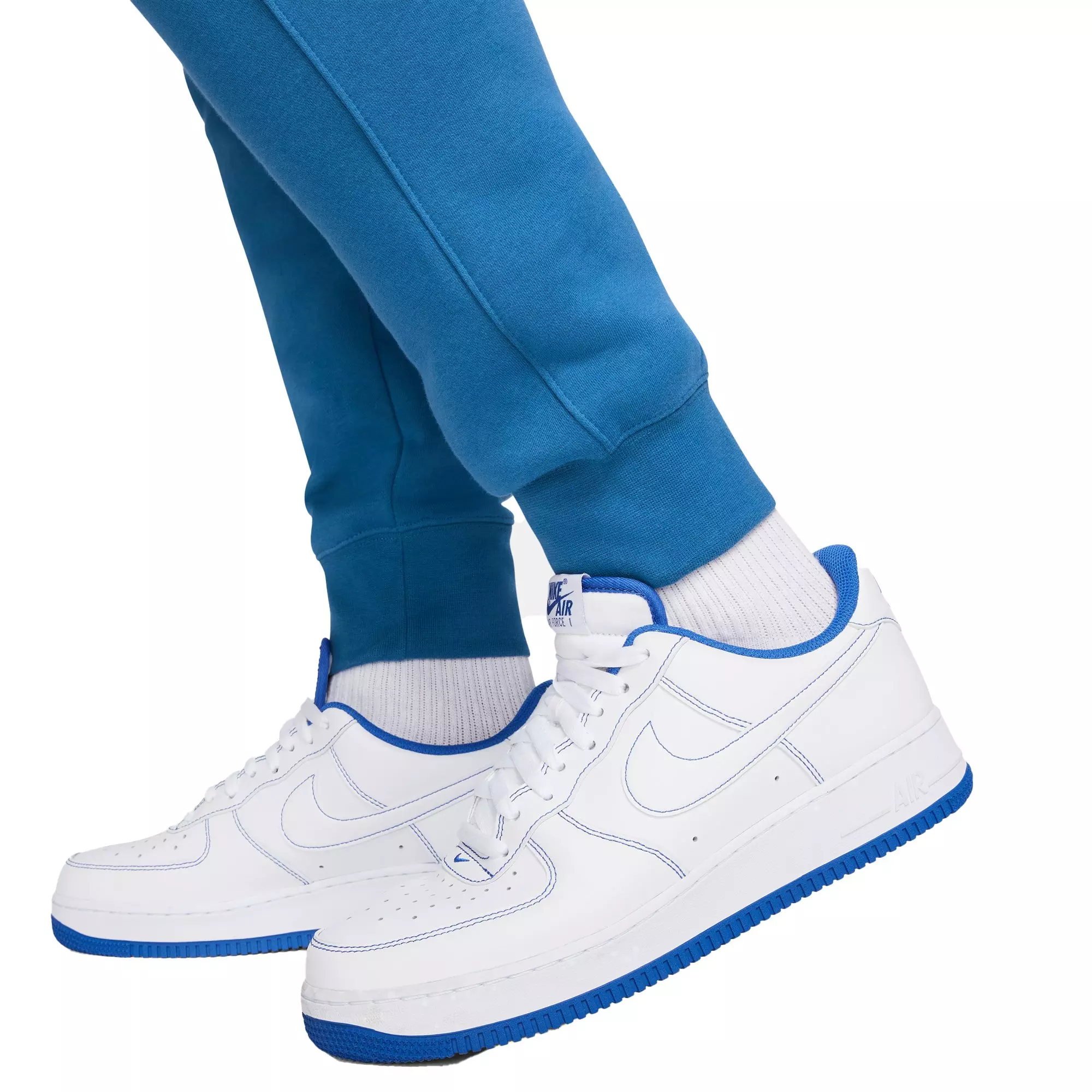 Nike Men's Sportswear Club Brushed Back Joggers - BLUE