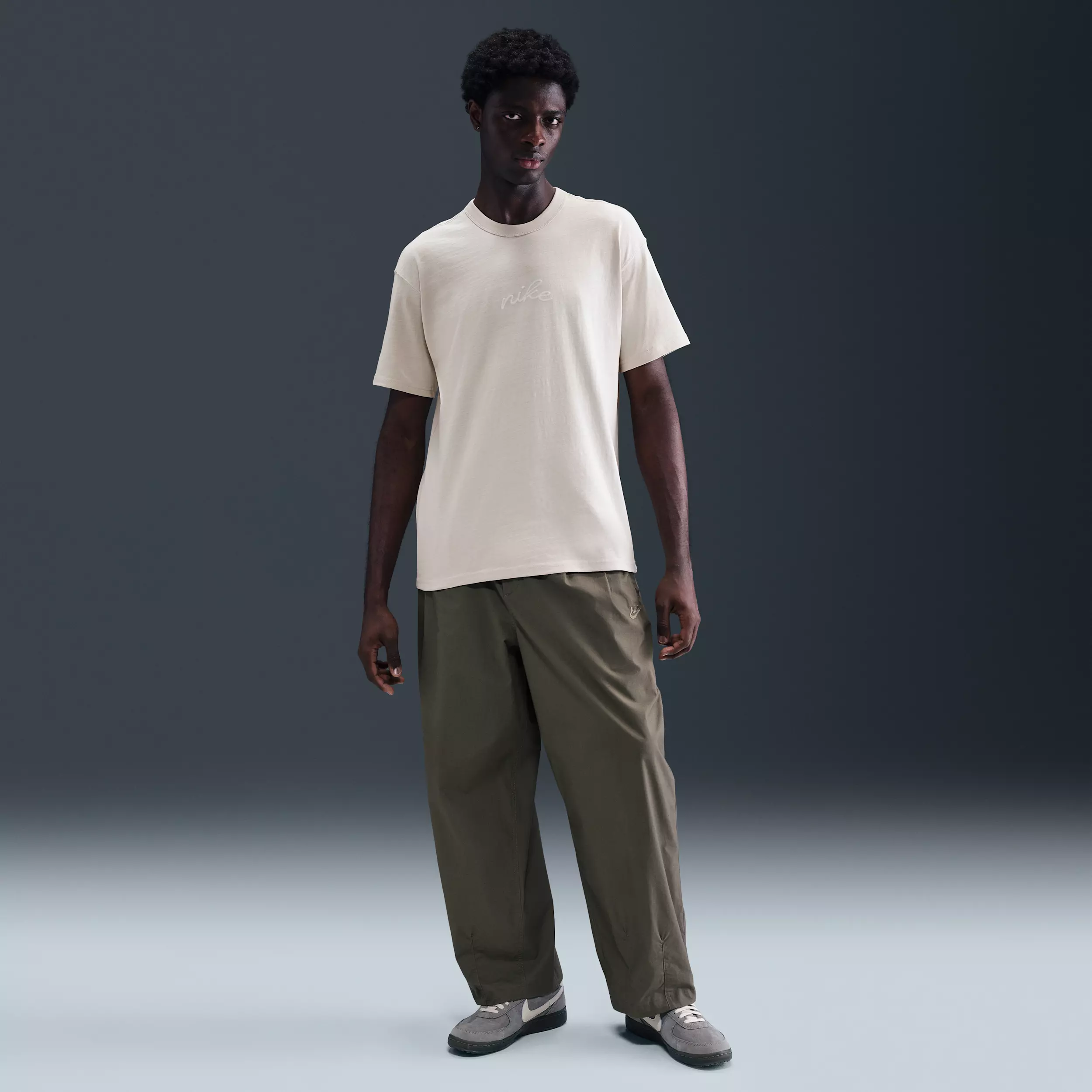 Nike Men's Sportswear Premium Essentials T-Shirt - Light Bone - LT BONE