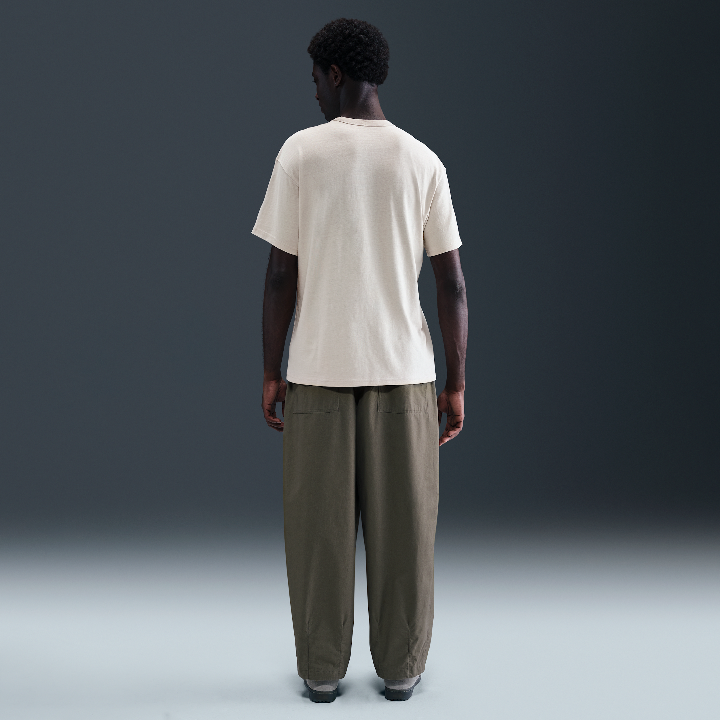 Nike Men's Sportswear Premium Essentials T-Shirt - Light Bone - LT BONE Thumbnail View 5