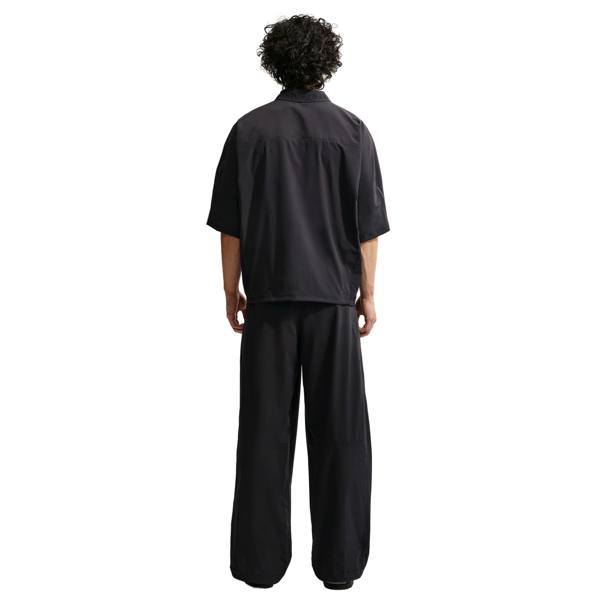 Nike Men's Tech Helios Dri-FIT Short-Sleeve Top - BLACK Thumbnail View 5