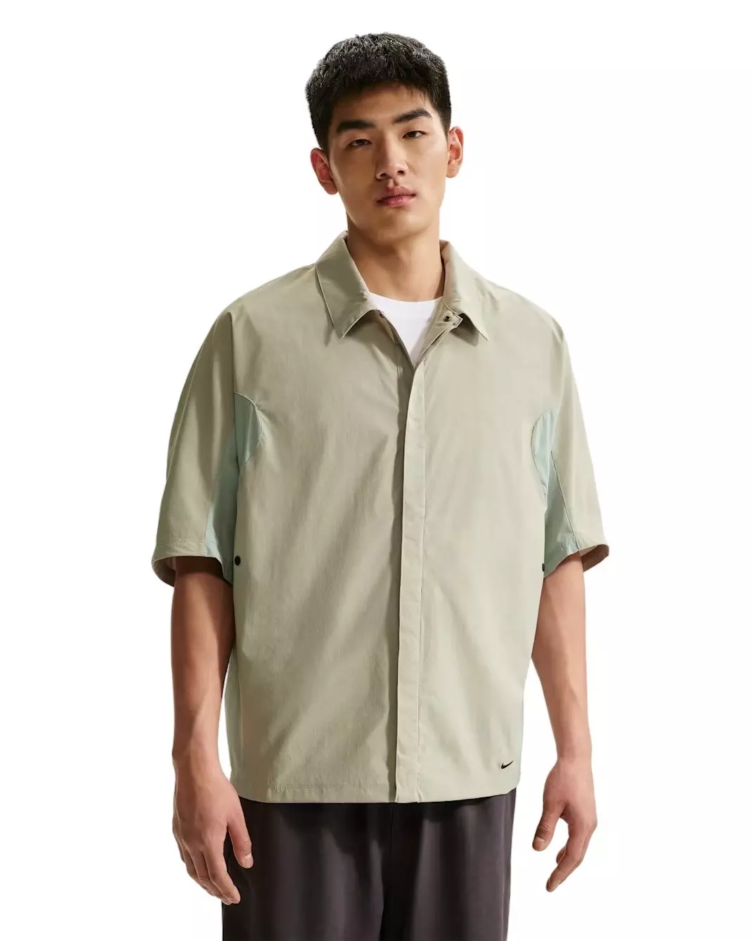 Nike Men's Tech Helios Dri-FIT Short-Sleeve Top - GREEN