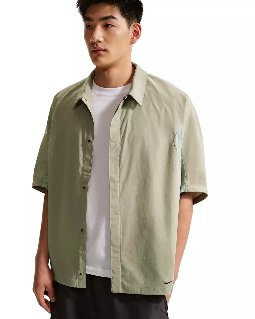 Nike Men's Tech Helios Dri-FIT Short-Sleeve Top - GREEN