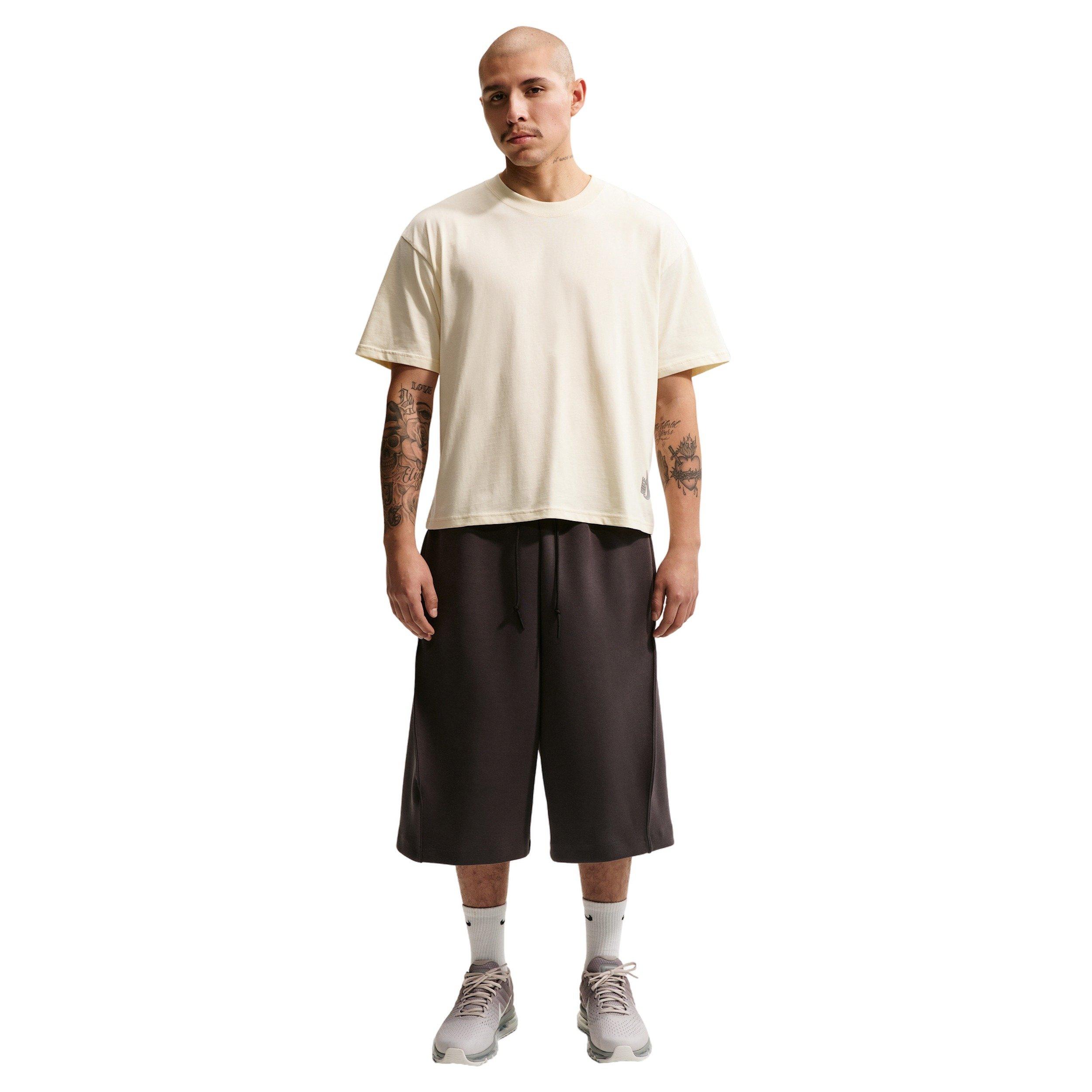 Nike Men's Sportswear LSE Short Boxy T-Shirt - COCONUT MILK Thumbnail View 4