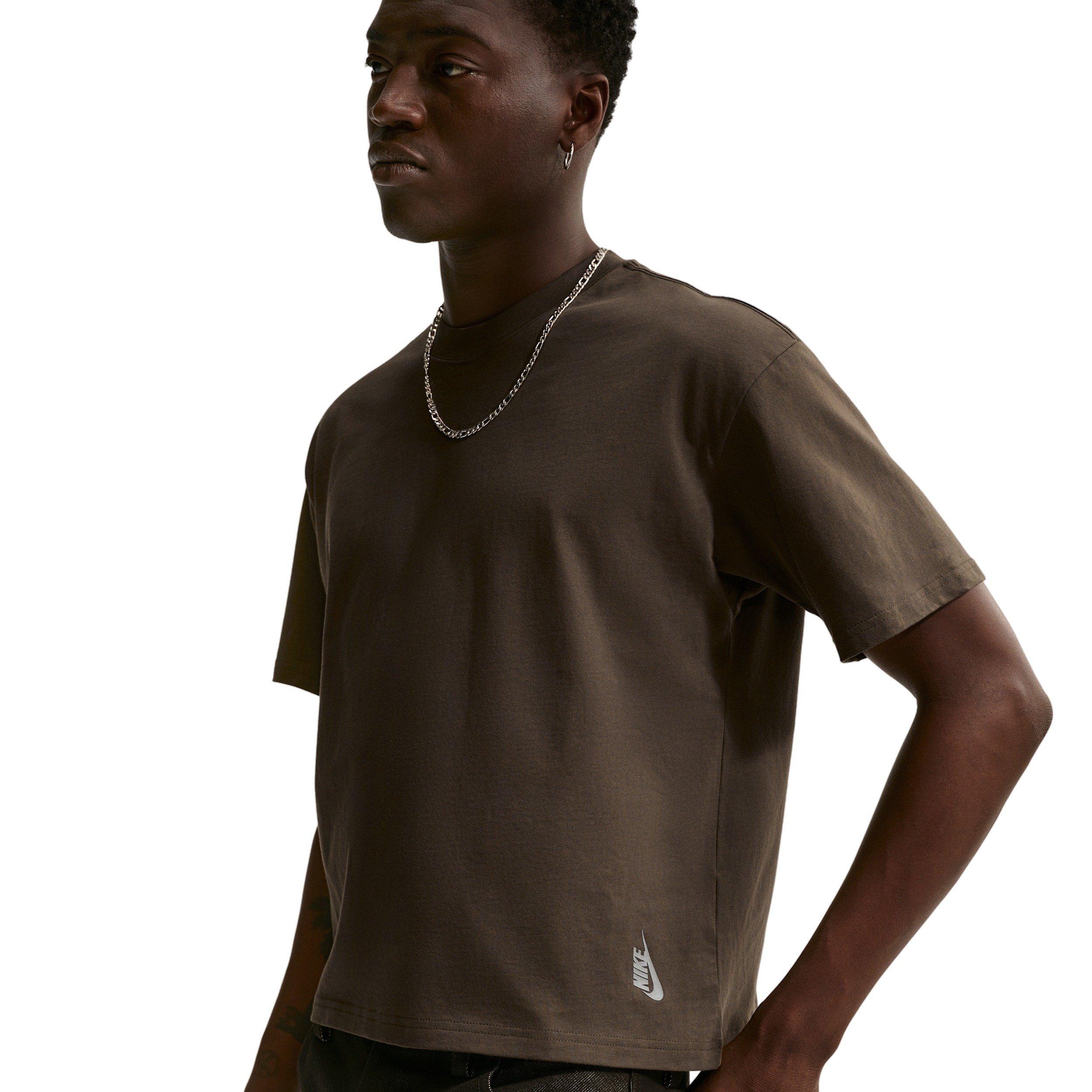 Nike Men's Sportswear LSE Short Boxy T-Shirt - DK HAZEL Thumbnail View 3